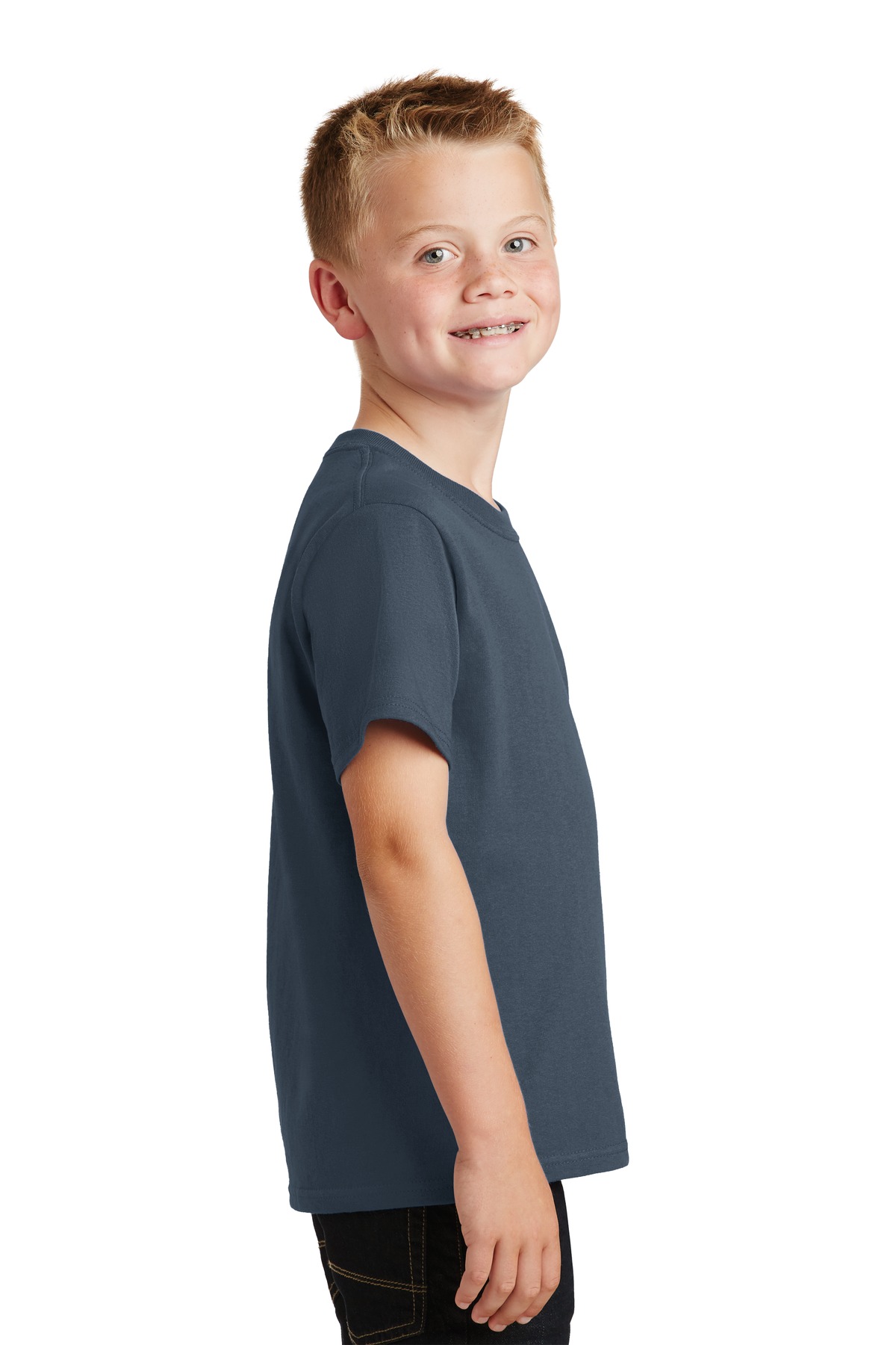 PC54Y Port & Company - Youth Core Cotton Tee. - Siide Image