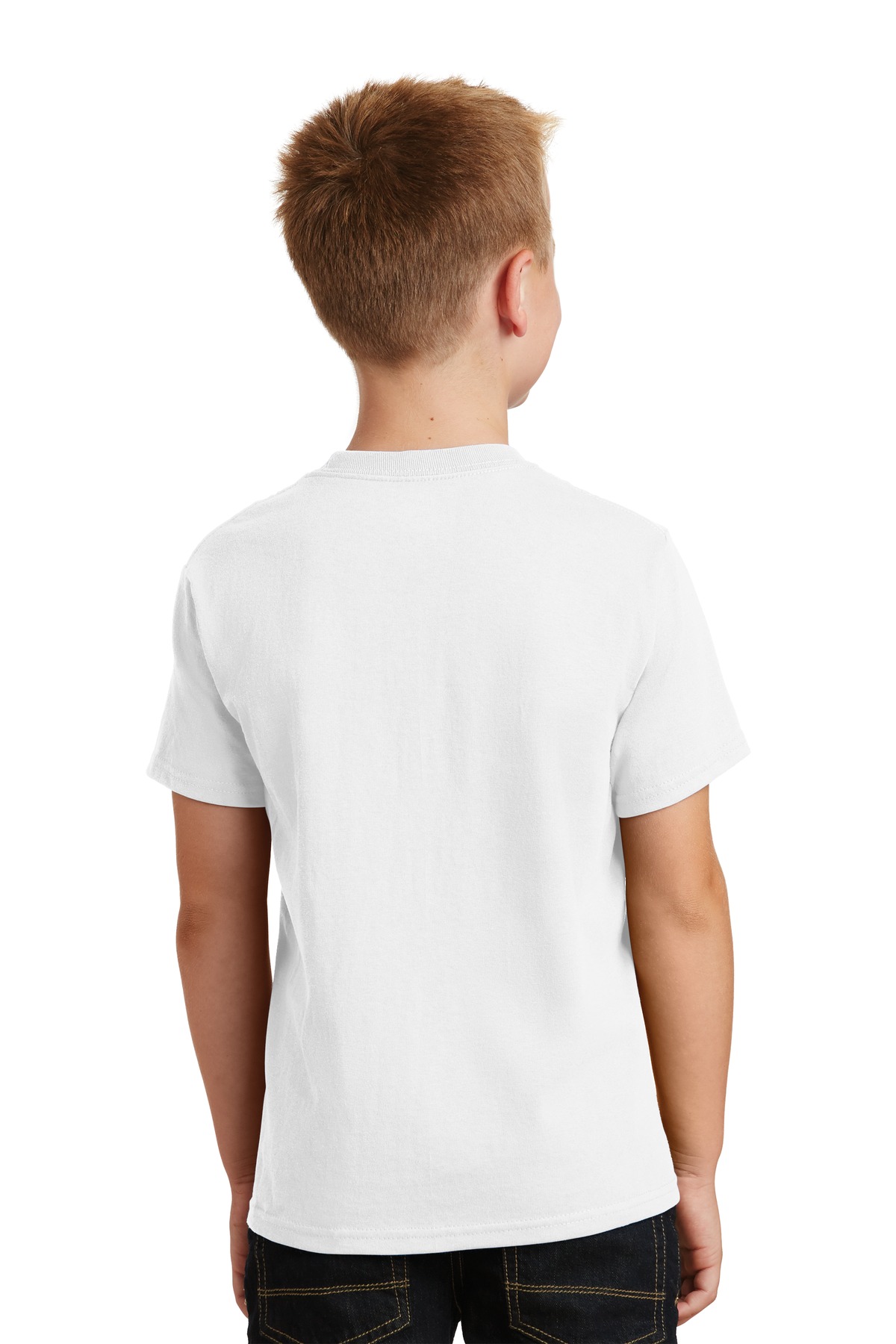 PC54Y Port & Company - Youth Core Cotton Tee. - Back Image