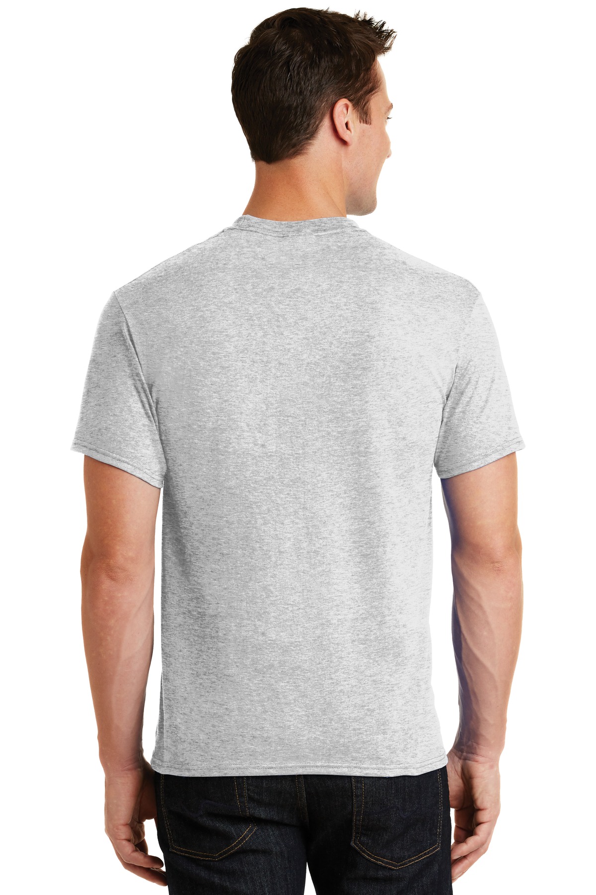 PC55 Port & Company Core Blend Short-Sleeve Tee - Back Image