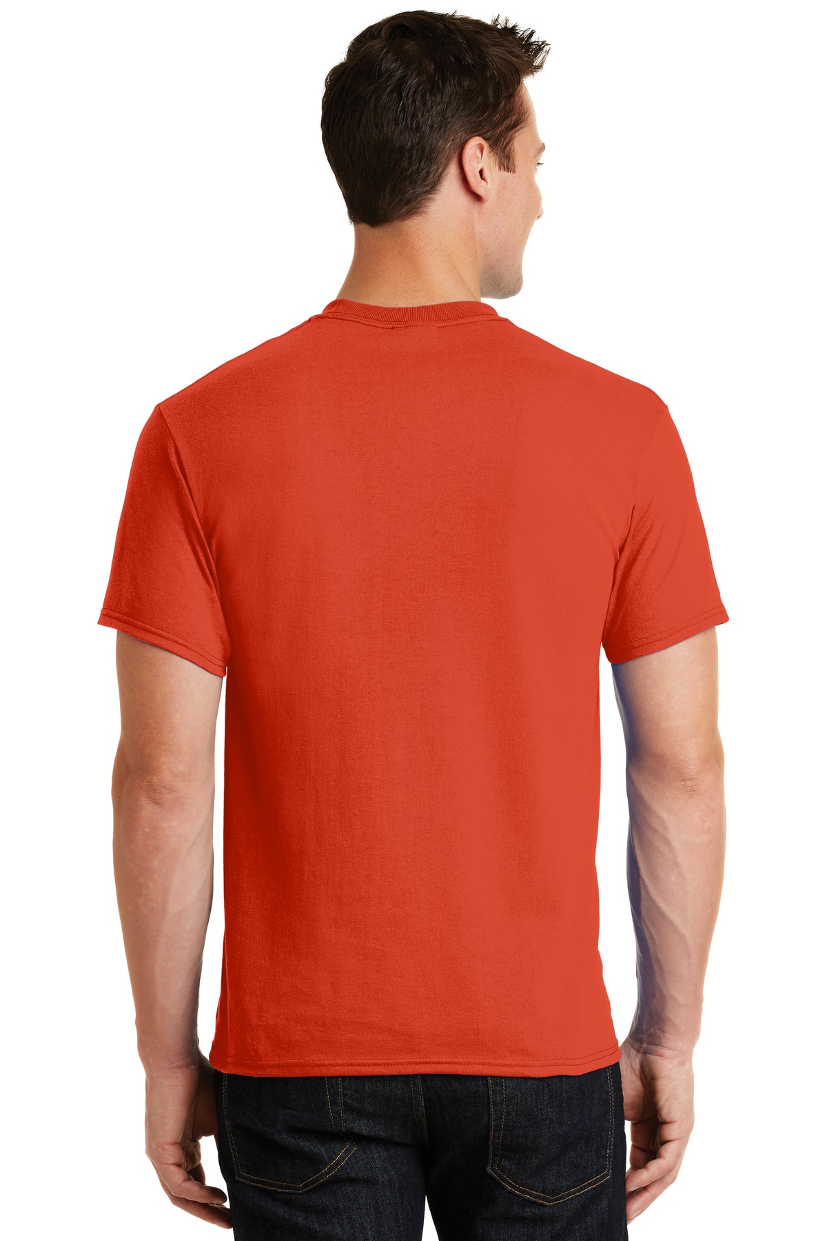 PC55 Port & Company Core Blend Short-Sleeve Tee - Back Image