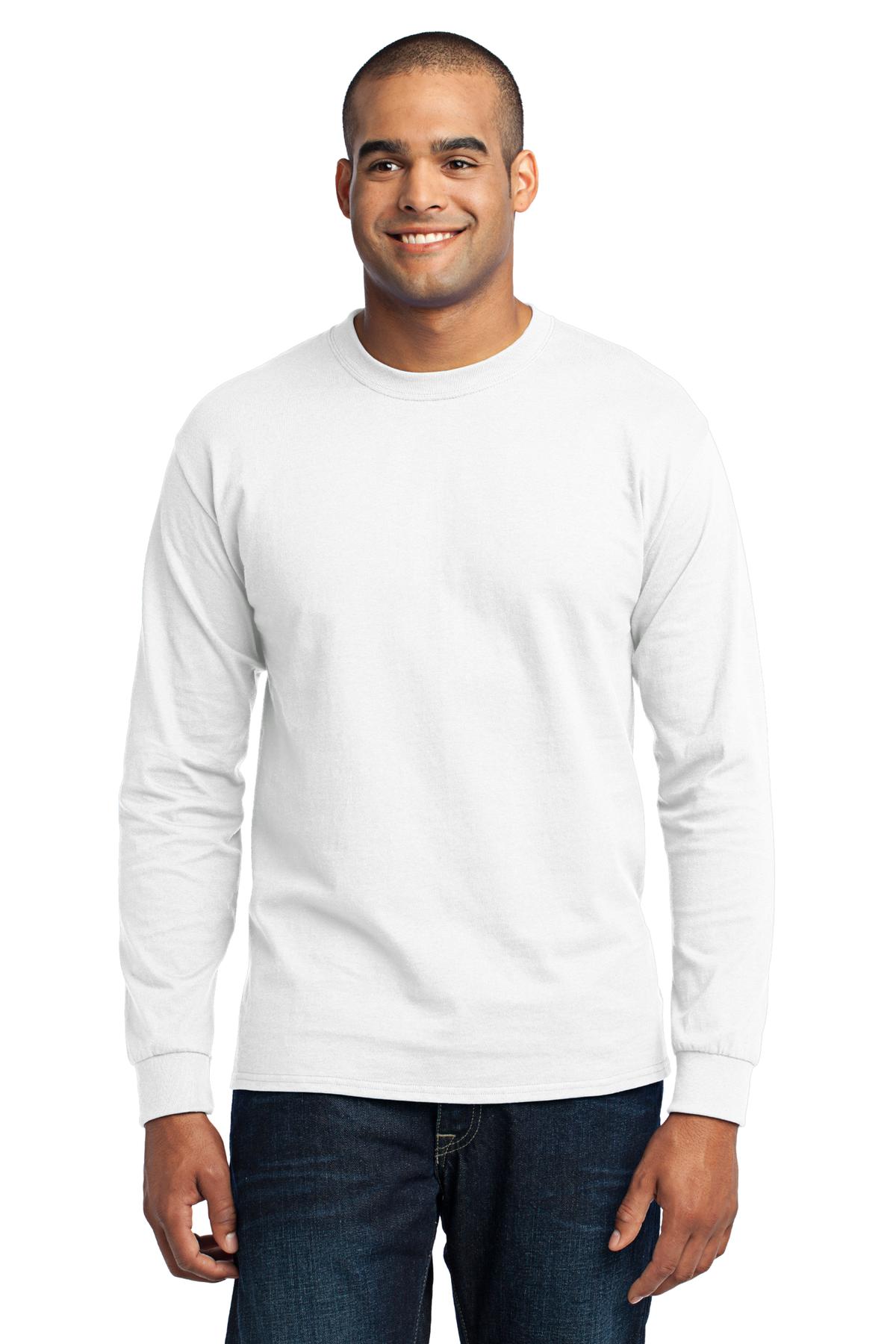 PC55LS Port & Company - Long Sleeve Core Blend Tee.