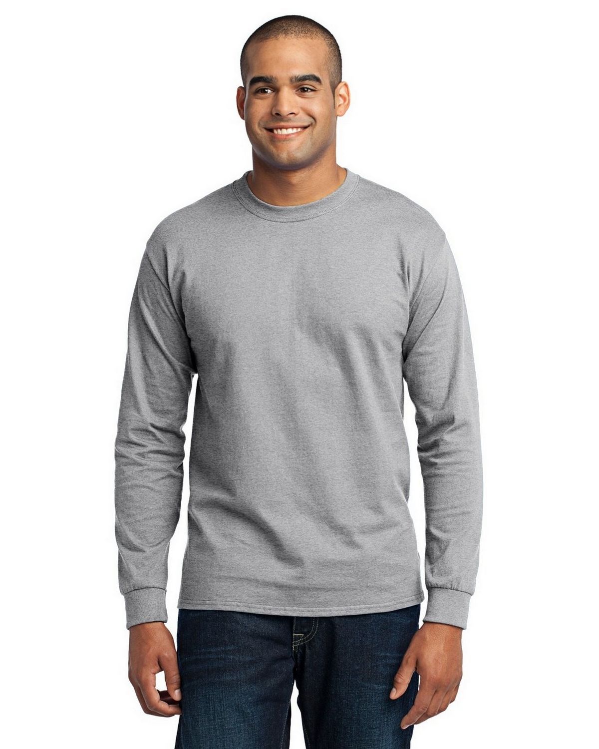 PC55LST Port & Company Tall Long Sleeve Core Blend Tee.