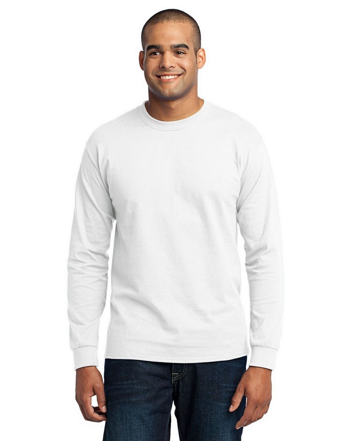 PC55LST Port & Company Tall Long Sleeve Core Blend Tee.