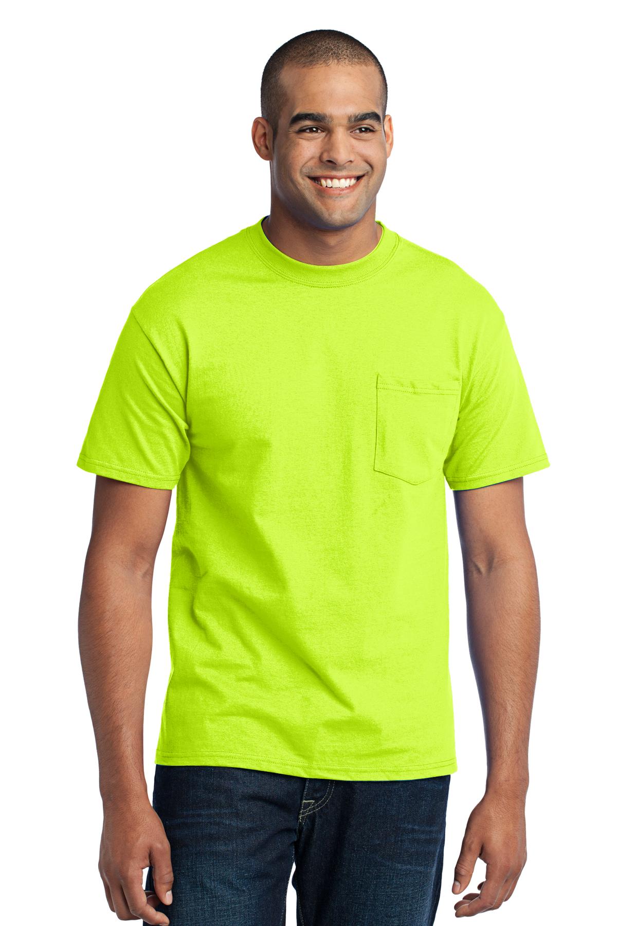 PC55P Port & Company Core Blend Pocket Tee PC55P Port & Company Core Blend Pocket Tee