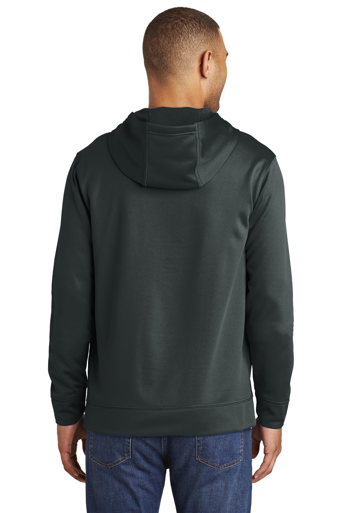 PC590H Port & Company Performance Fleece Pullover Hooded Sweatshirt. - Back Image
