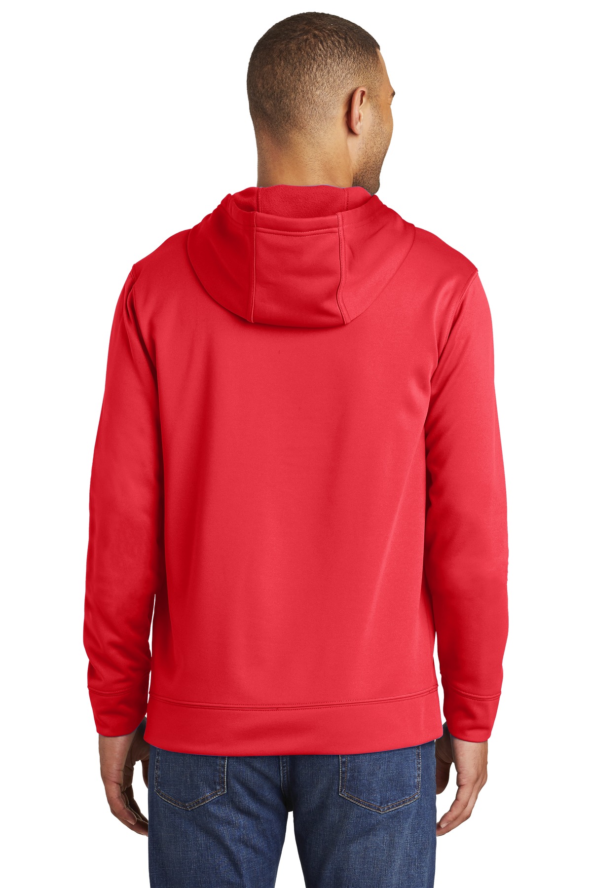 PC590H Port & Company Performance Fleece Pullover Hooded Sweatshirt. - Back Image