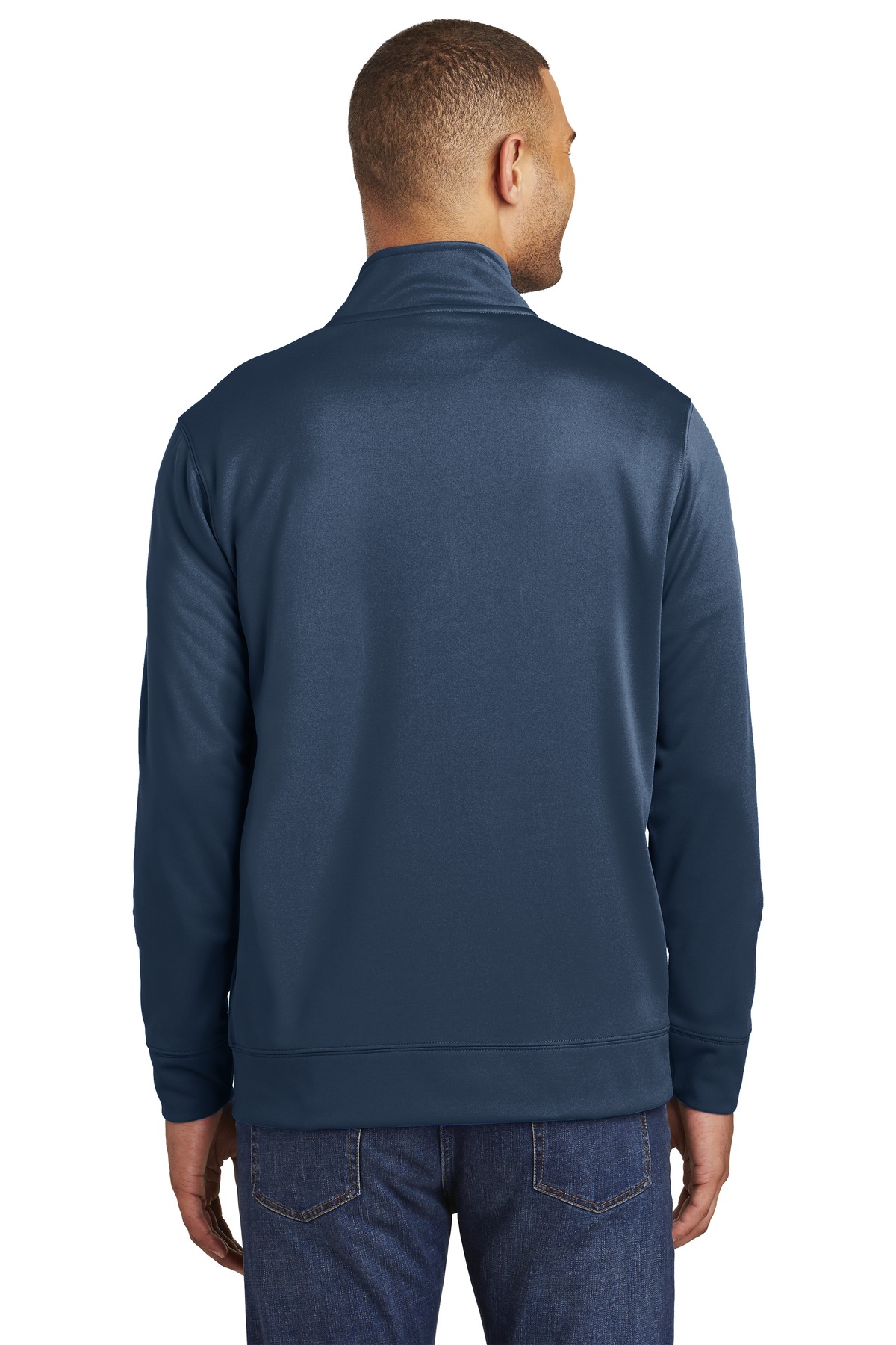 PC590Q Port & Company Performance Fleece 1/4-Zip Pullover Sweatshirt. - Back Image