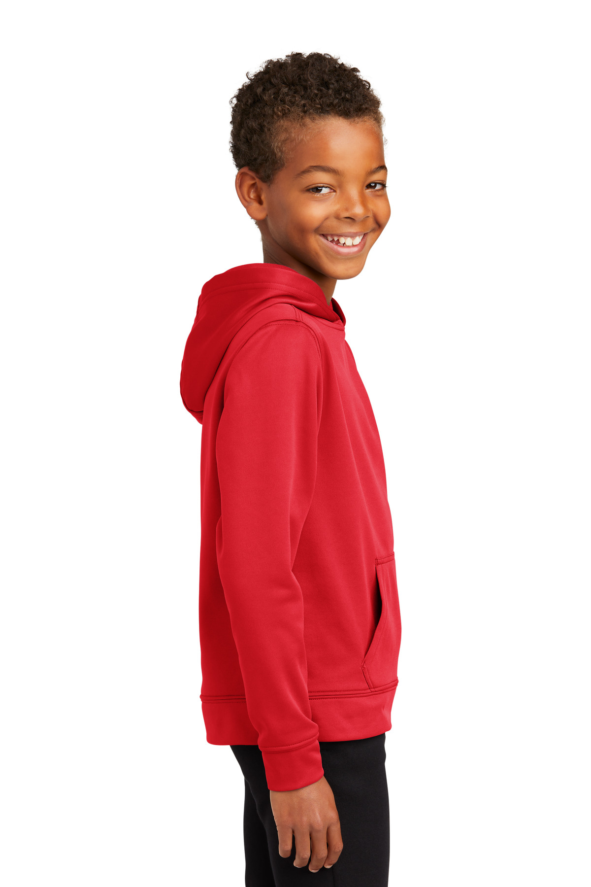 PC590YH Port & Company Youth Performance Fleece Pullover Hooded Sweatshirt. - Siide Image