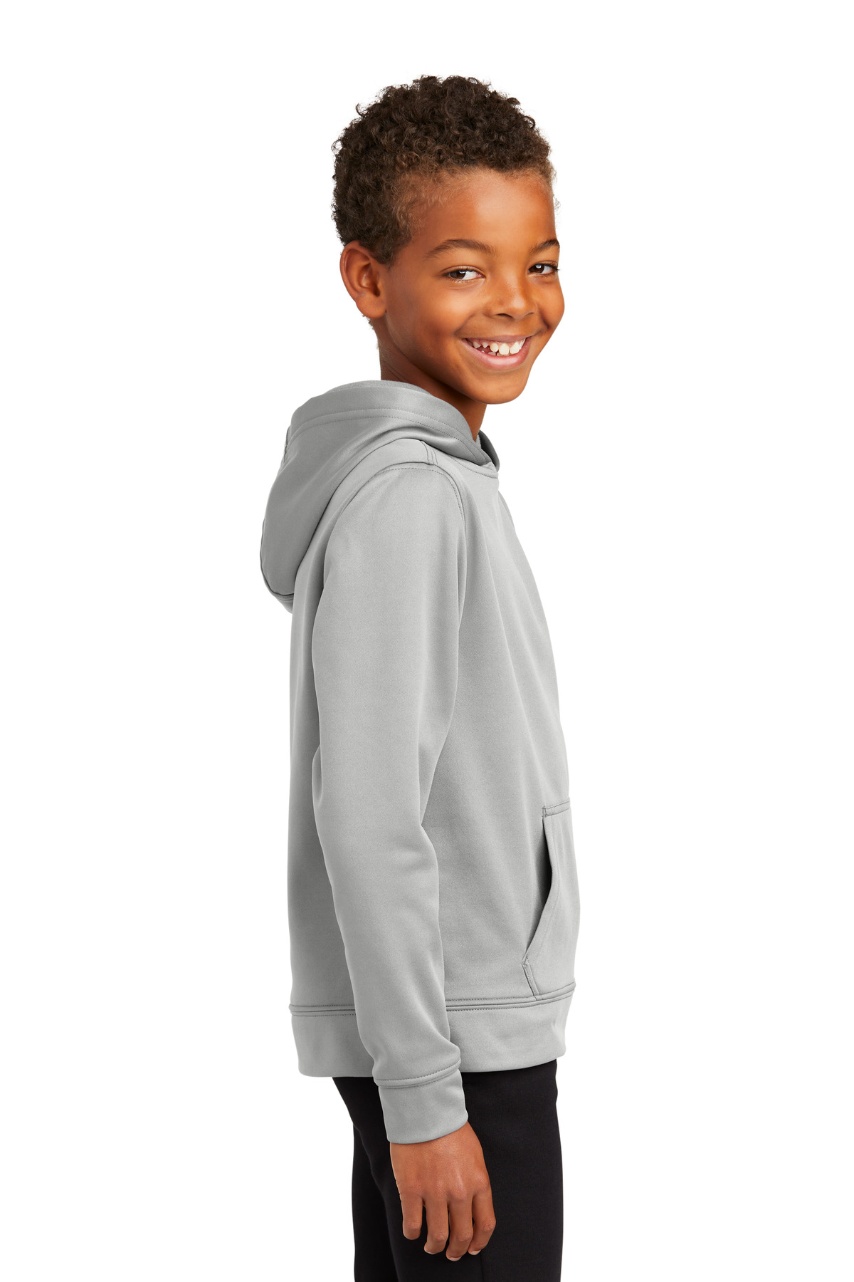 PC590YH Port & Company Youth Performance Fleece Pullover Hooded Sweatshirt. - Siide Image