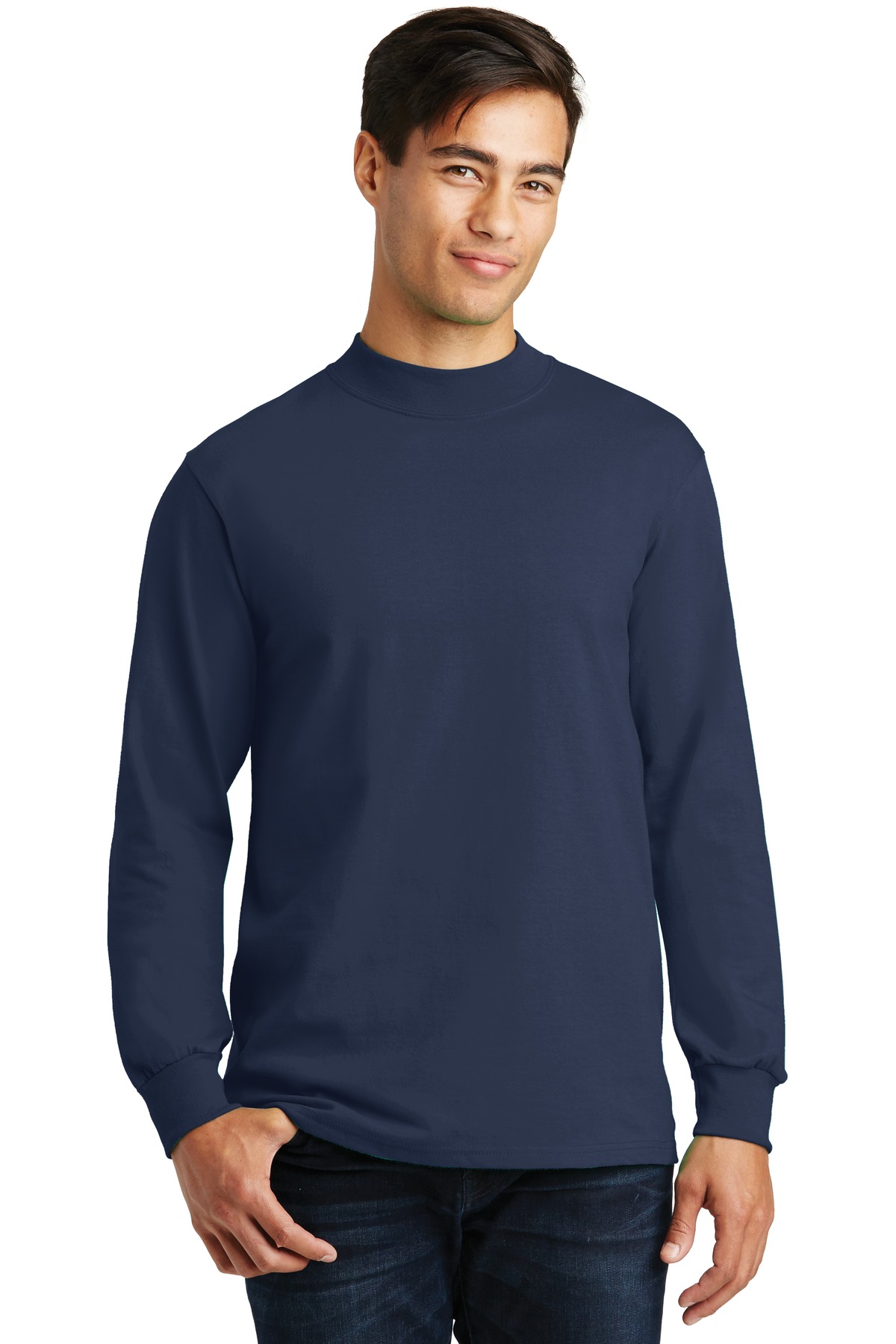 PC61M Port & Company - Essential Mock Turtleneck.
