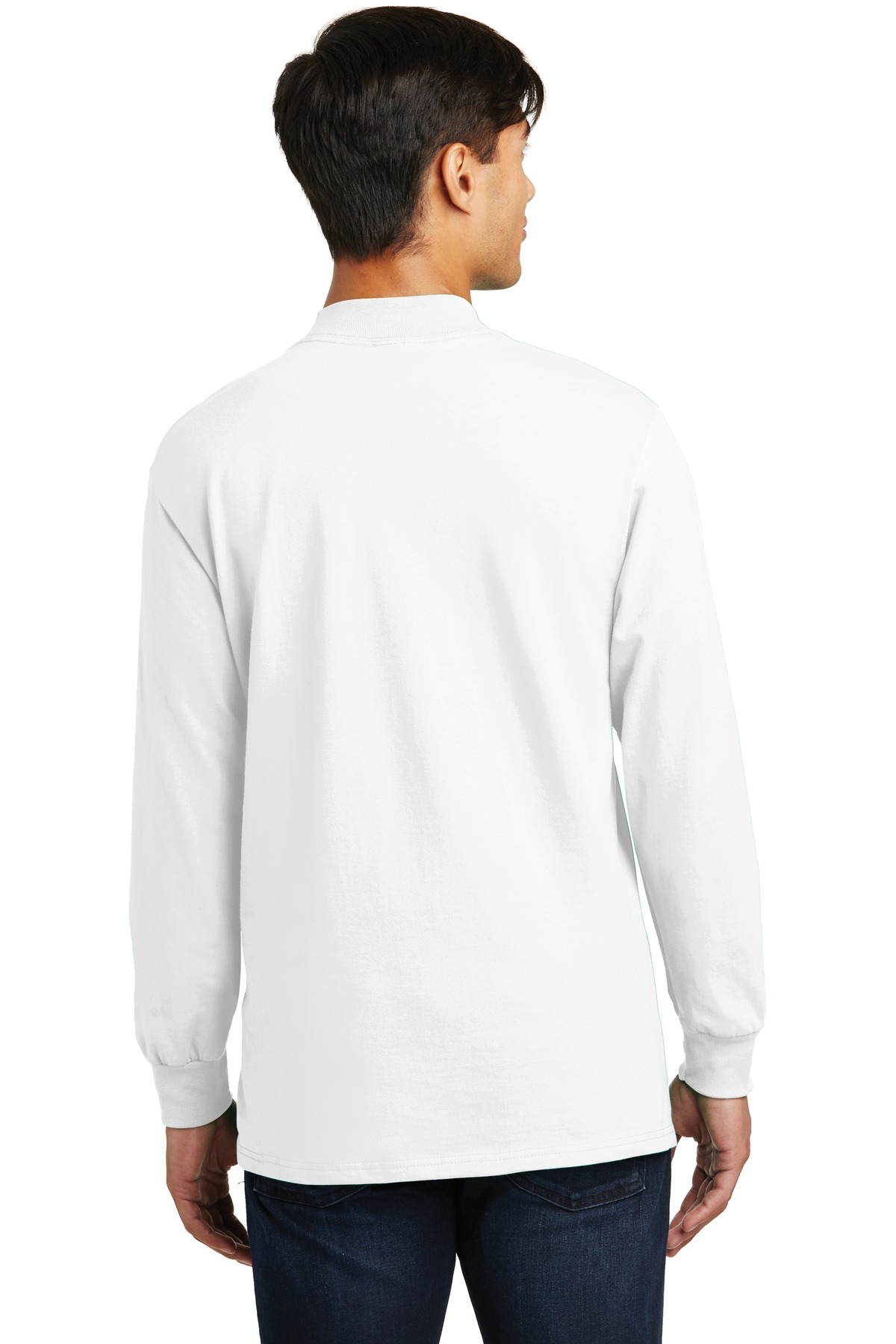 Port & Company Embroidery PC61M - Essential Mock Turtleneck. - Back Image
