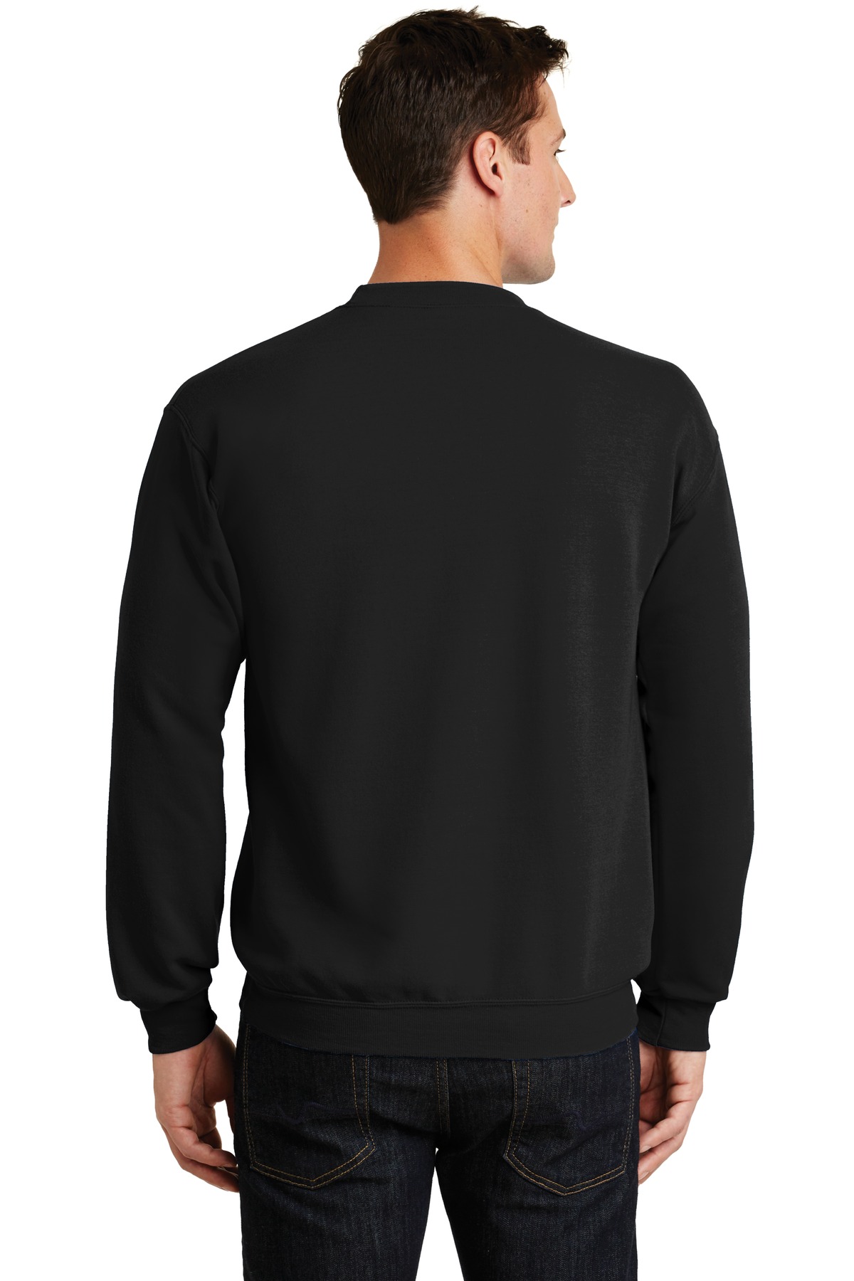 PC78 Port & Company - Core Fleece Crewneck Sweatshirt. - Back Image