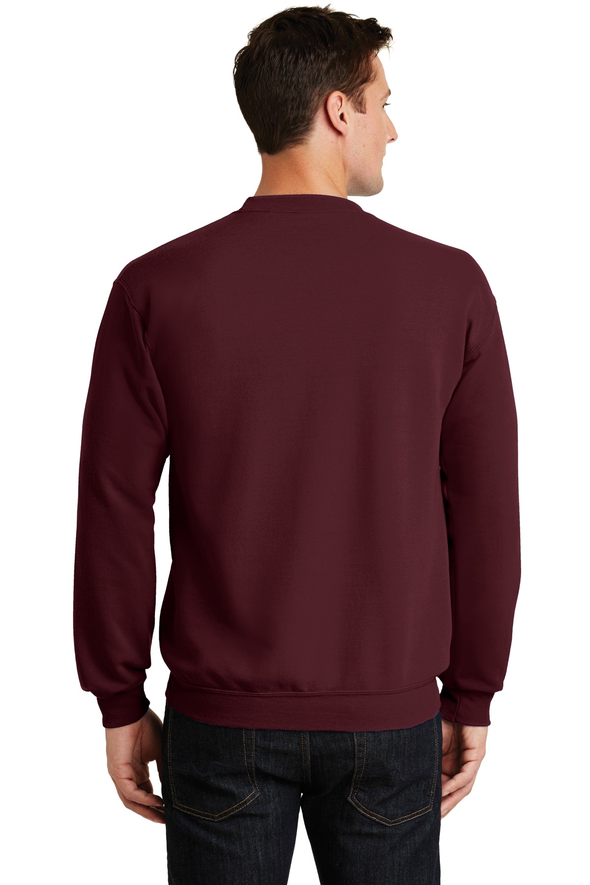 PC78 Port & Company - Core Fleece Crewneck Sweatshirt. - Back Image