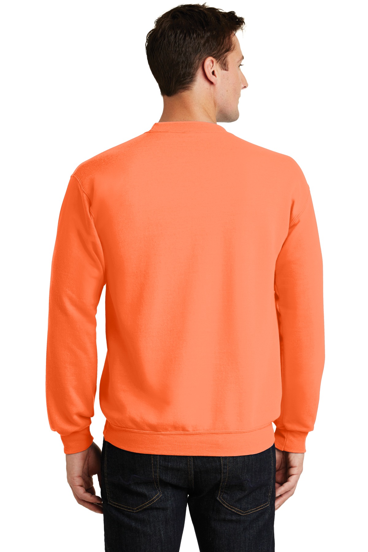 PC78 Port & Company - Core Fleece Crewneck Sweatshirt. - Back Image