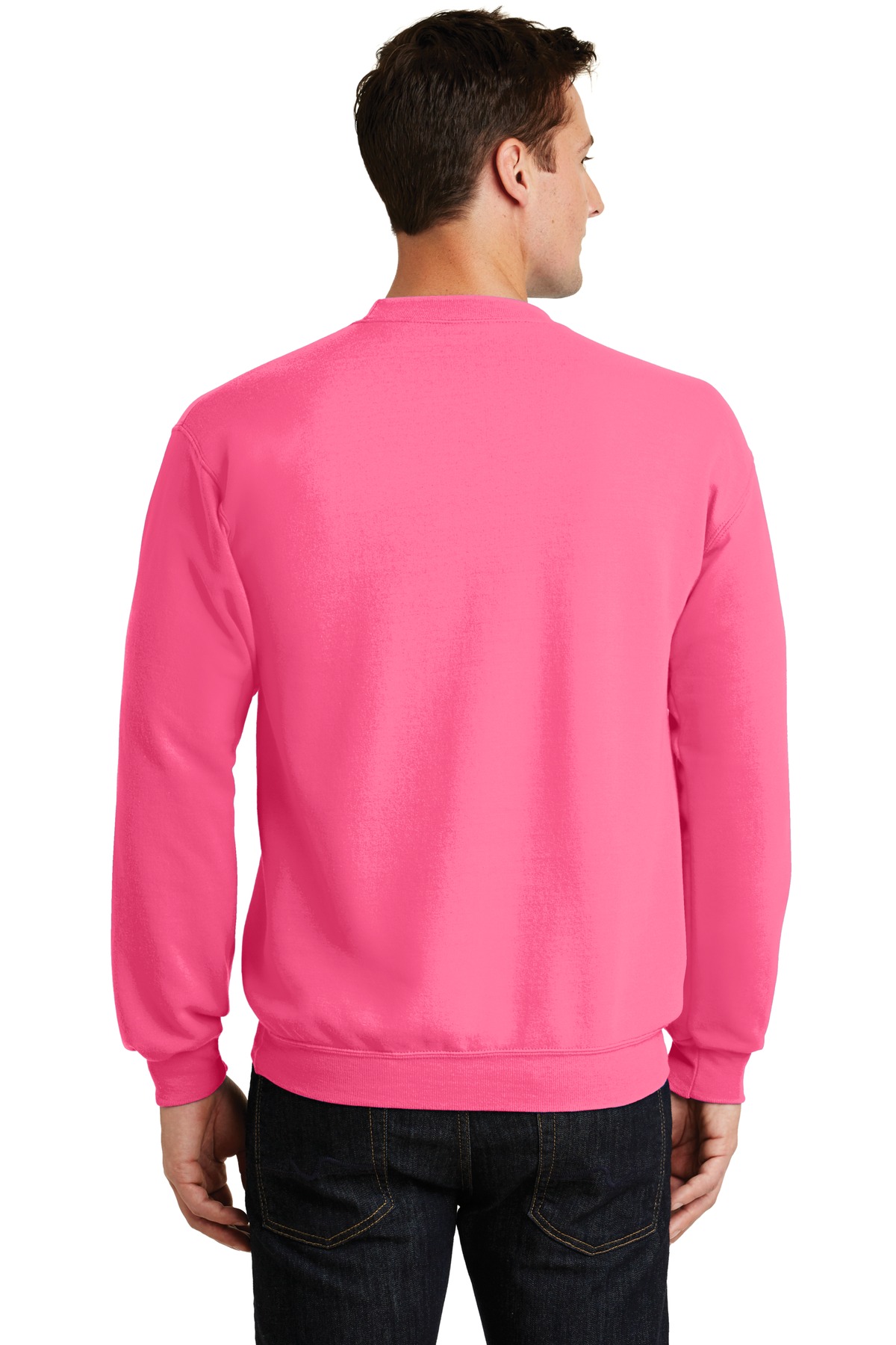 PC78 Port & Company - Core Fleece Crewneck Sweatshirt. - Back Image