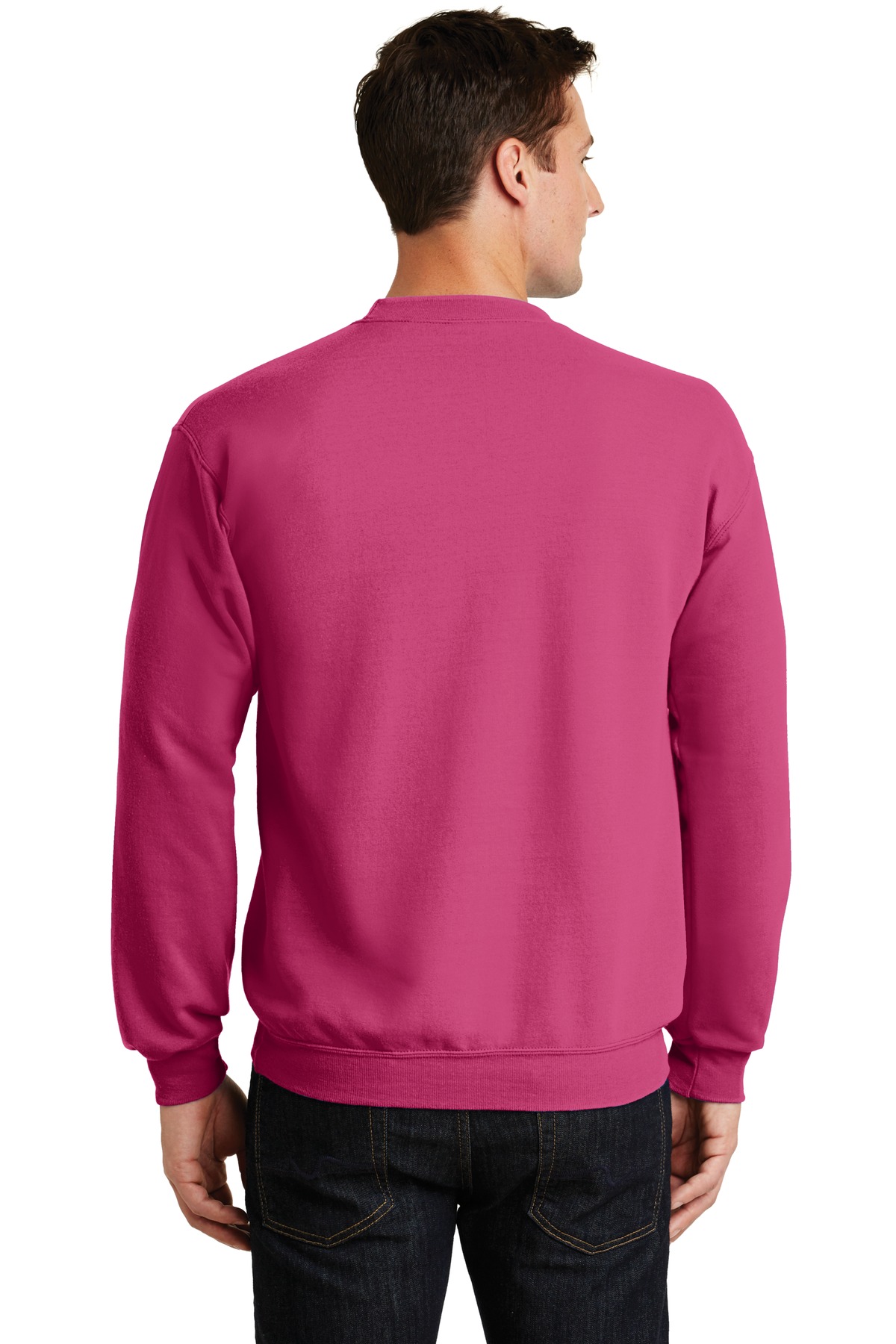 PC78 Port & Company - Core Fleece Crewneck Sweatshirt. PC78 Port & Company - Core Fleece Crewneck Sweatshirt. - Back Image