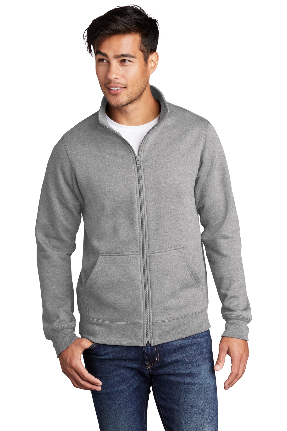 PC78FZ Port & Company Core Fleece Cadet Full-Zip Sweatshirt PC78FZ Port & Company Core Fleece Cadet Full-Zip Sweatshirt