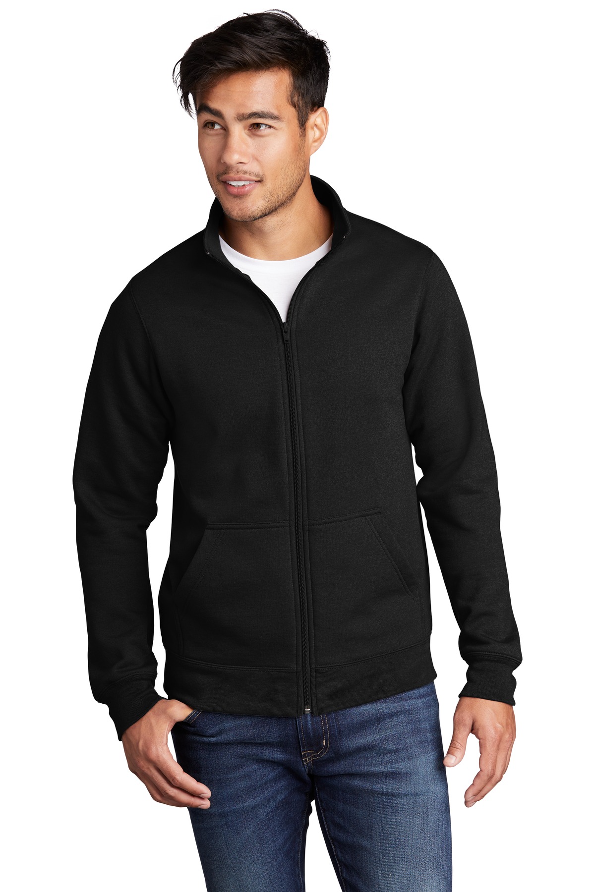 PC78FZ Port & Company Core Fleece Cadet Full-Zip Sweatshirt PC78FZ Port & Company Core Fleece Cadet Full-Zip Sweatshirt