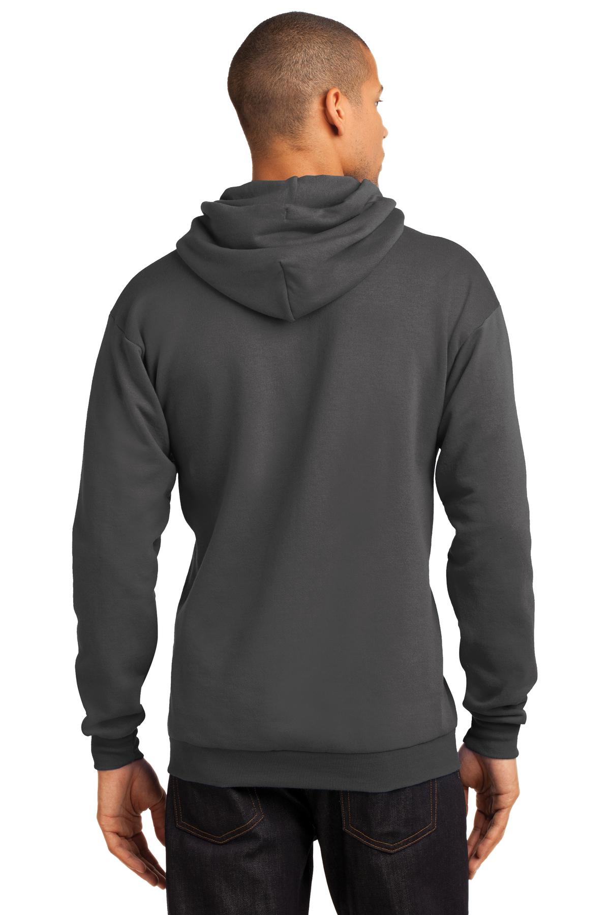 PC78H Port & Company Core Fleece Pullover Hoodie - Back Image