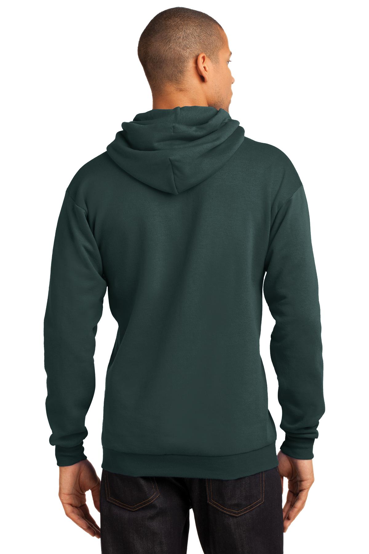 PC78H Port & Company Core Fleece Pullover Hoodie - Back Image