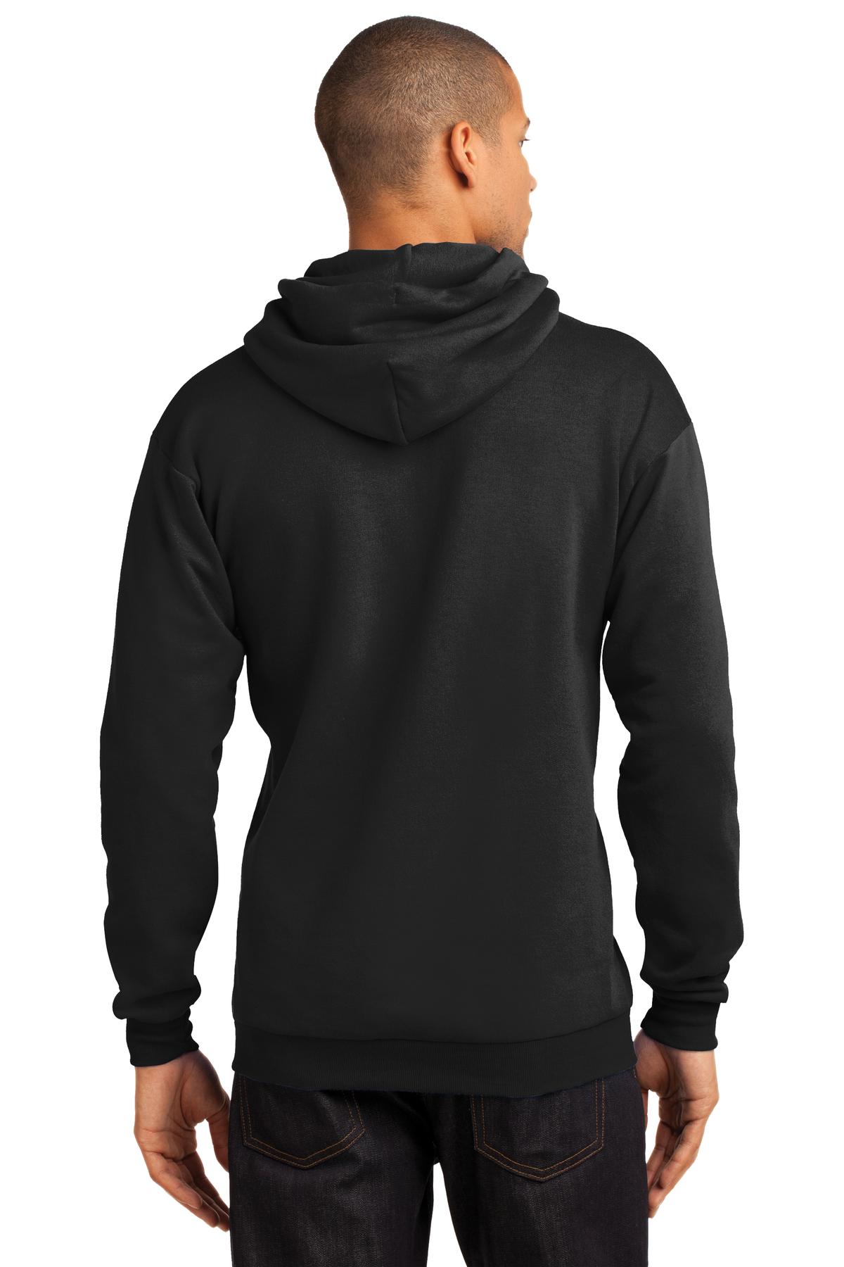 PC78H Port & Company Core Fleece Pullover Hoodie - Back Image