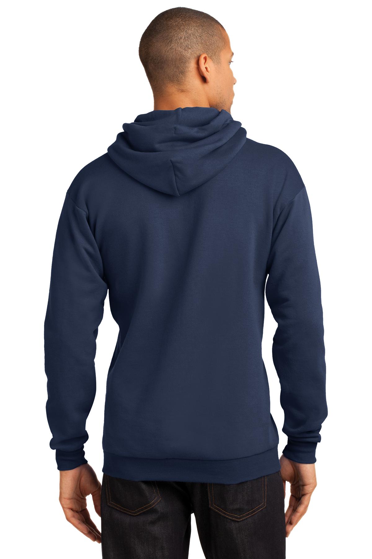 Port & Company PC78H Hoodie PC78H Port & Company Core Fleece Pullover Hoodie - Back Image