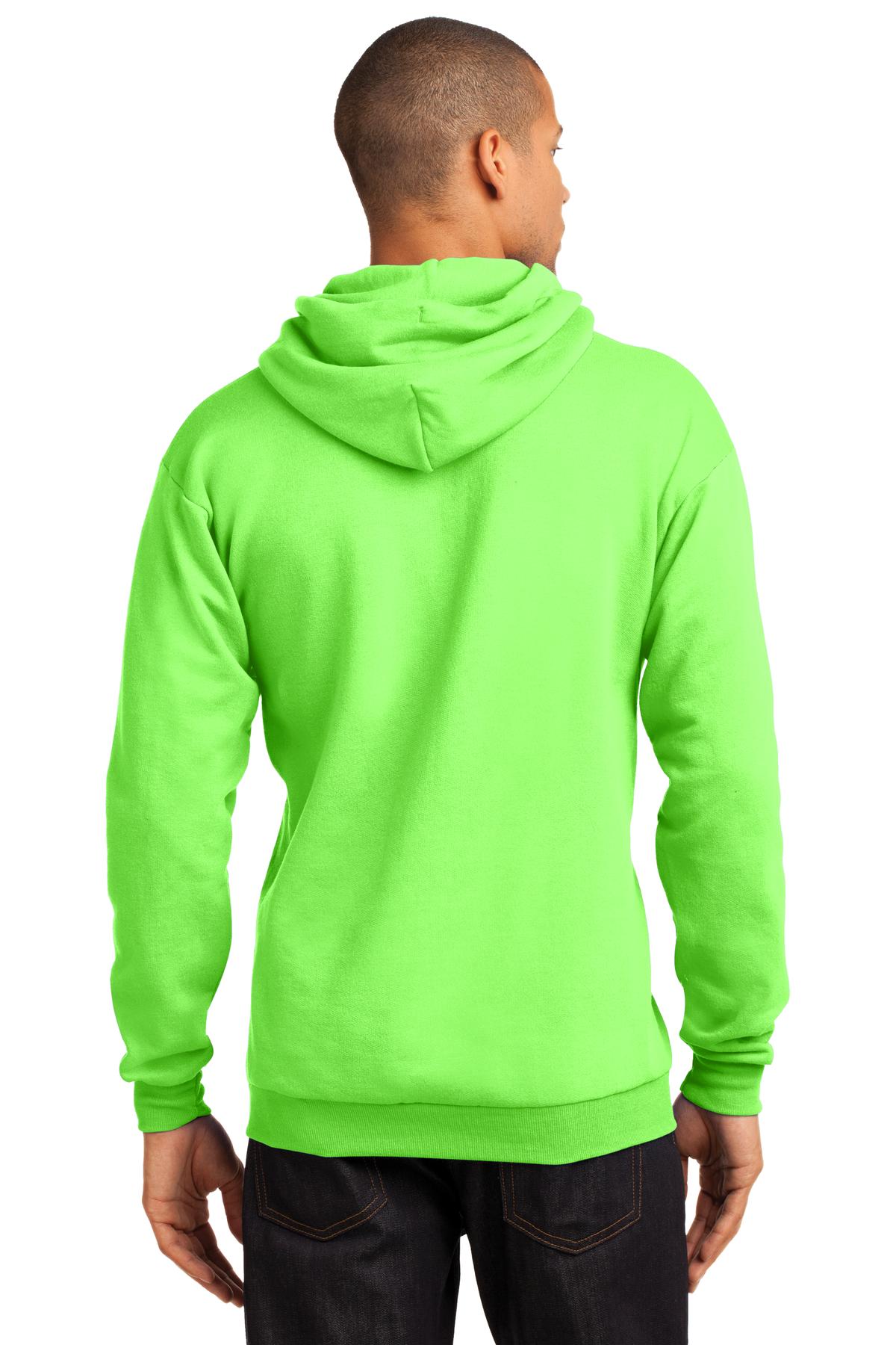 PC78H Port & Company Core Fleece Pullover Hoodie - Back Image