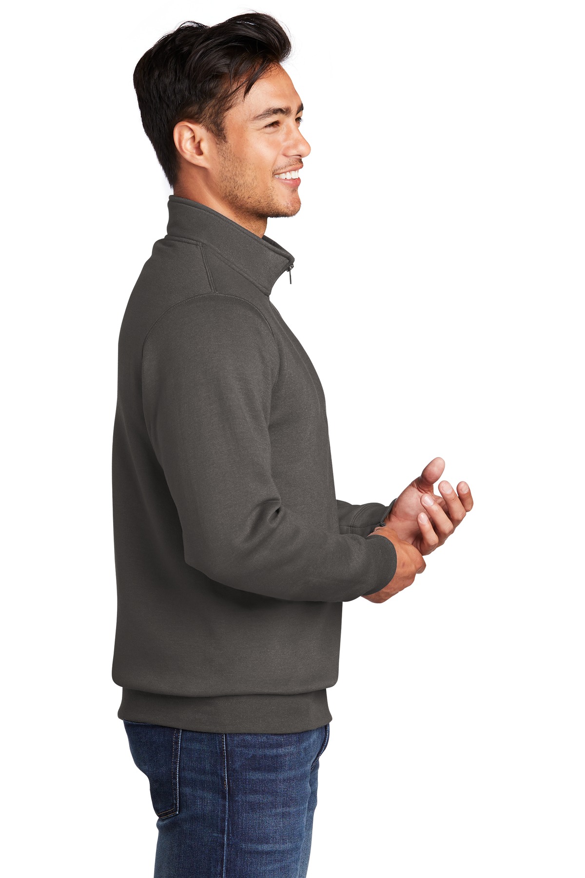 PC78Q Port & Company Core Fleece 1/4-Zip Pullover Sweatshirt - Siide Image