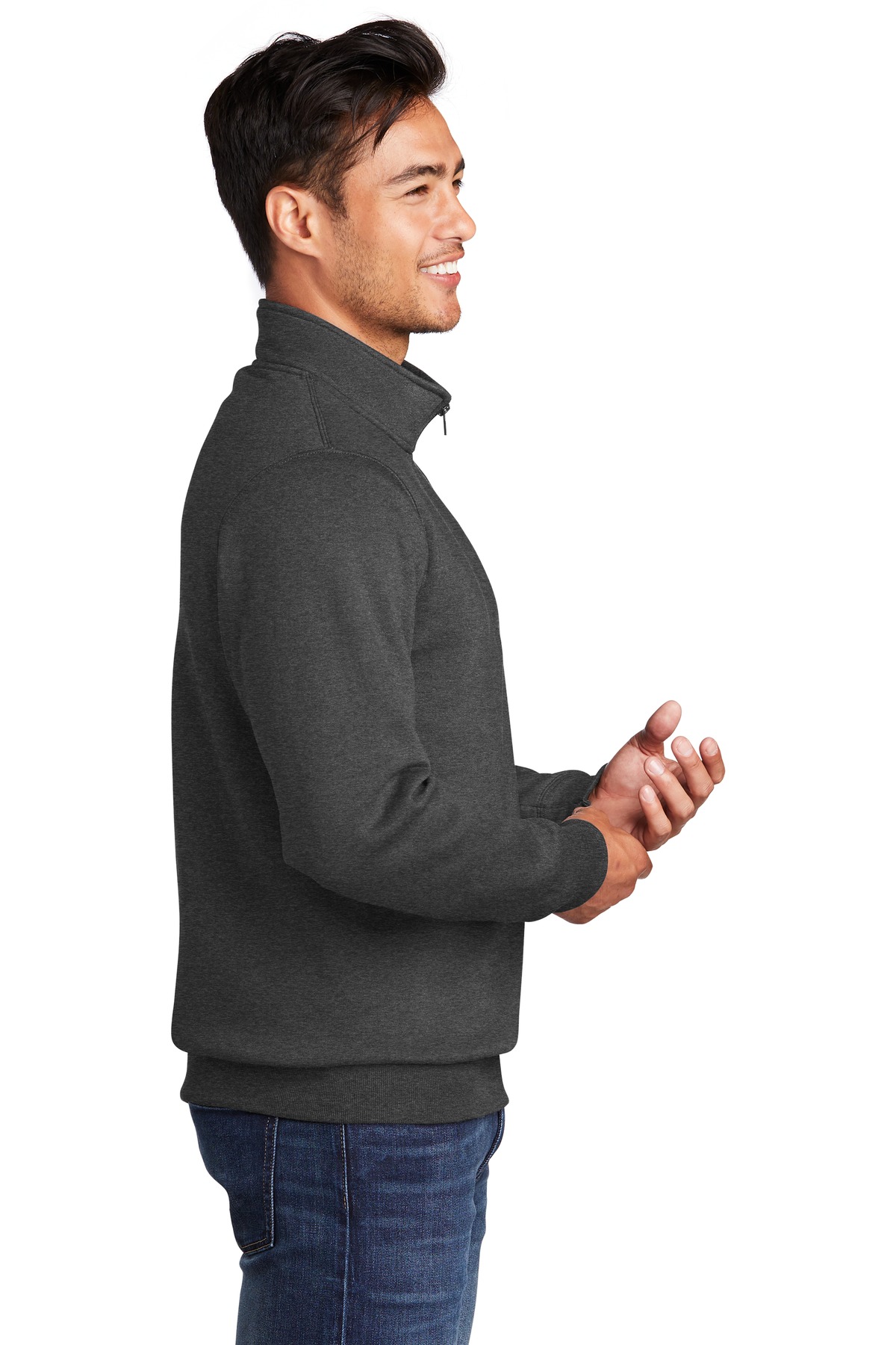 PC78Q Port & Company Core Fleece 1/4-Zip Pullover Sweatshirt - Siide Image