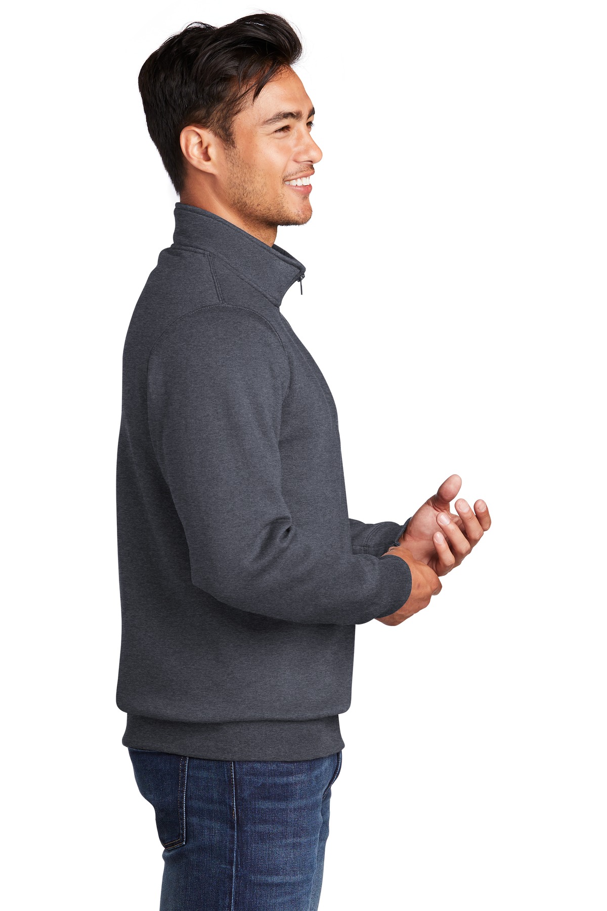 PC78Q Port & Company Core Fleece 1/4-Zip Pullover Sweatshirt - Siide Image