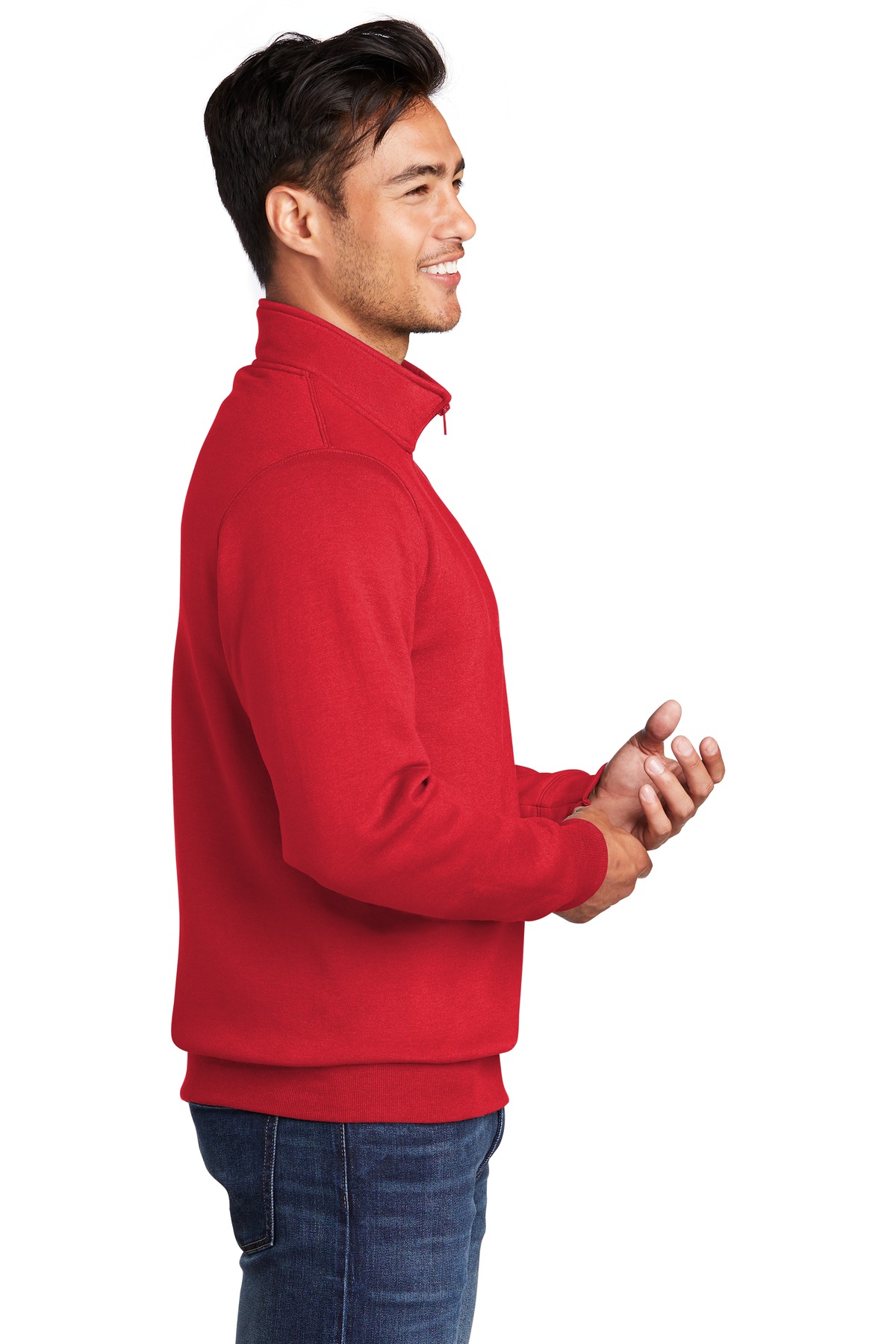 PC78Q Port & Company Core Fleece 1/4-Zip Pullover Sweatshirt - Siide Image