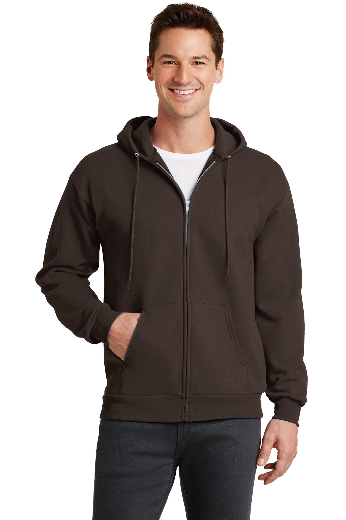 PC78ZH Port & Company - Core Fleece Full-Zip Hooded Sweatshirt