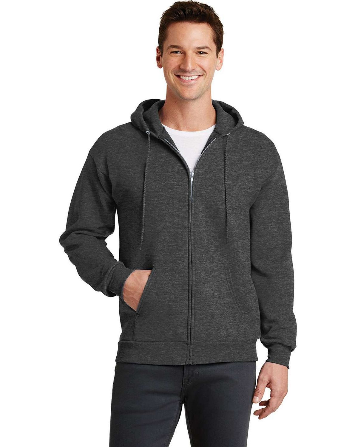 PC78ZH Port & Company - Core Fleece Full-Zip Hooded Sweatshirt. PC78ZH Port & Company - Core Fleece Full-Zip Hooded Sweatshirt.