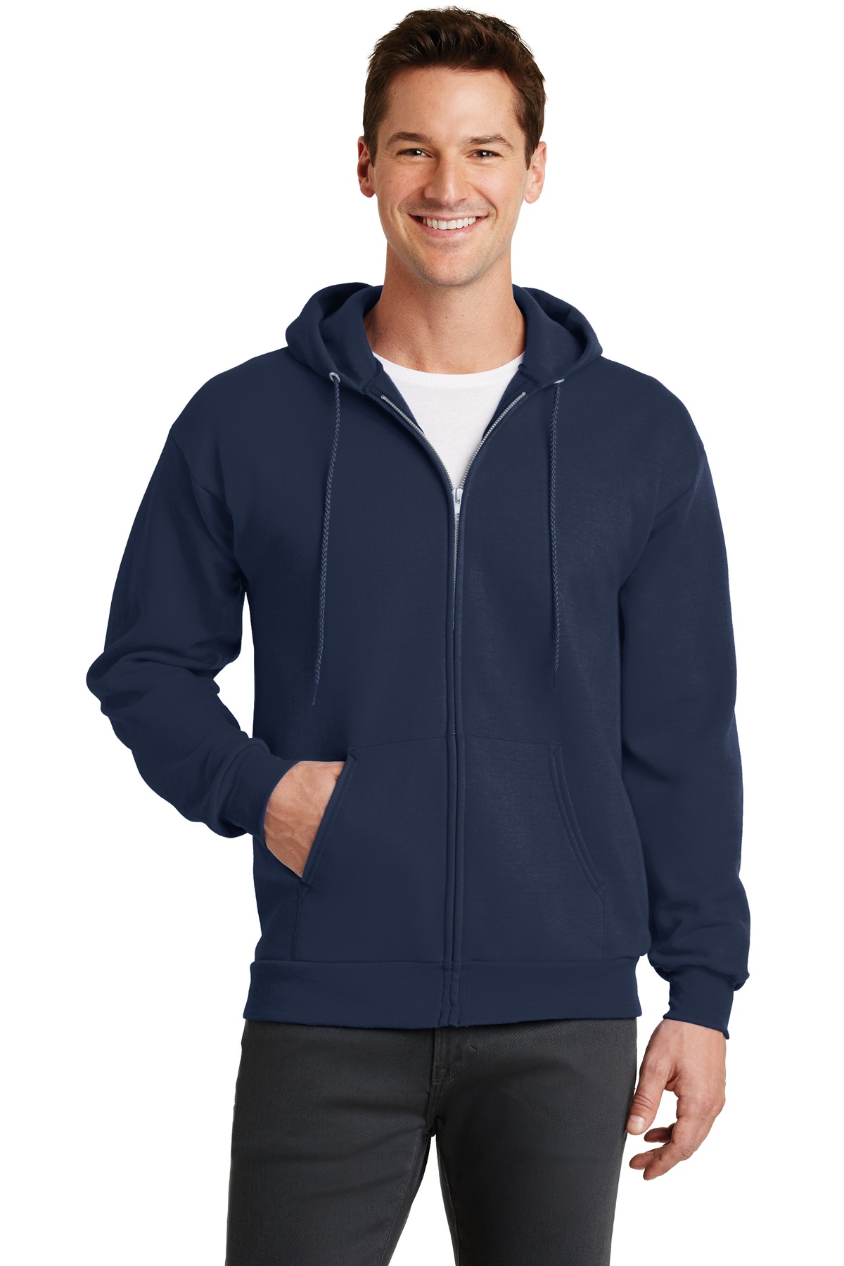 PC78ZH Port & Company - Core Fleece Full-Zip Hooded Sweatshirt. PC78ZH Port & Company - Core Fleece Full-Zip Hooded Sweatshirt.