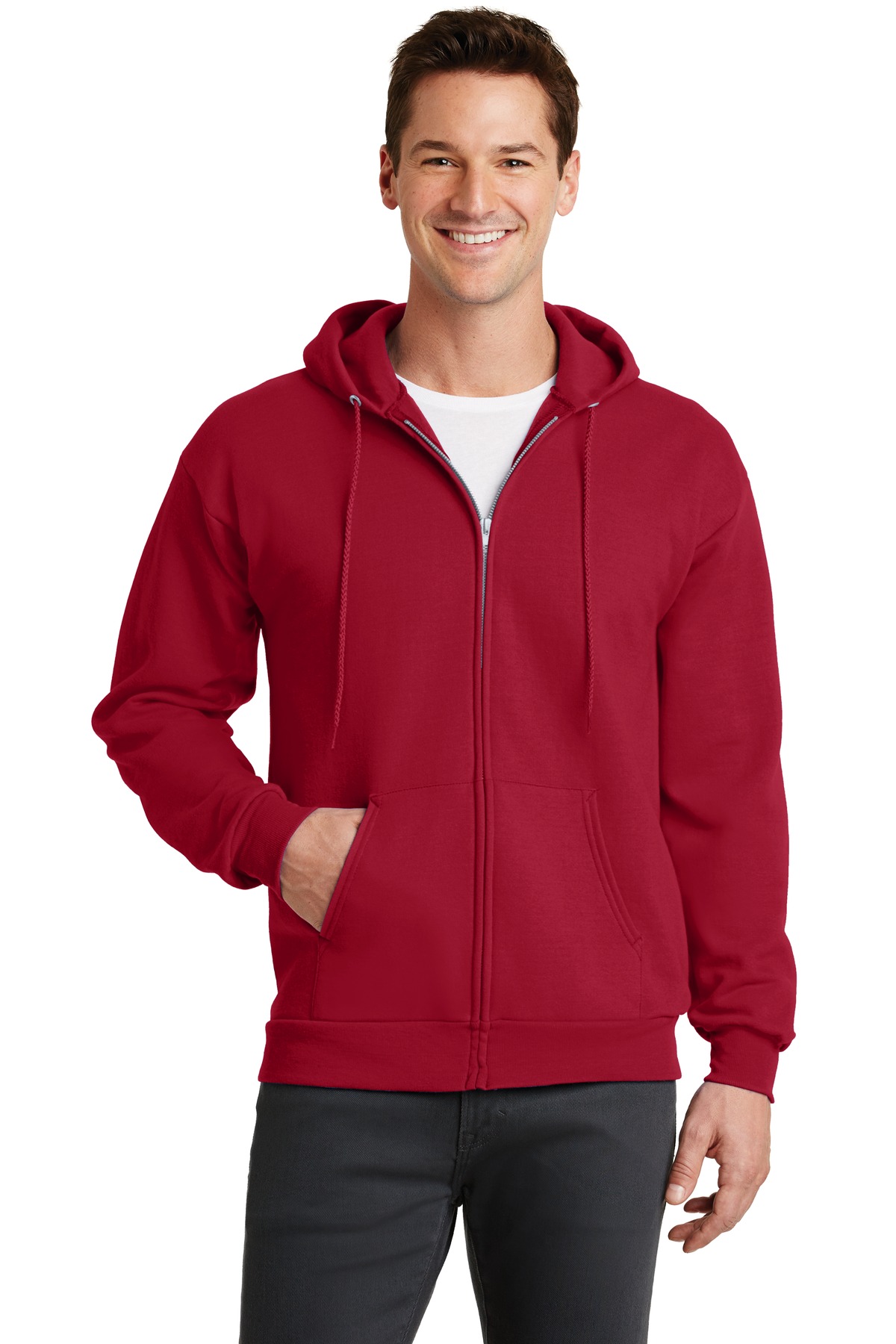 PC78ZH Port & Company Core Fleece Full-Zip Hooded Sweatshirt PC78ZH Port & Company Core Fleece Full-Zip Hooded Sweatshirt