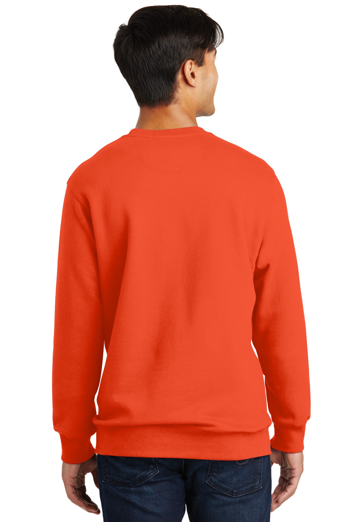 PC850 Port & Company Fan Favorite Fleece Crewneck Sweatshirt. - Back Image