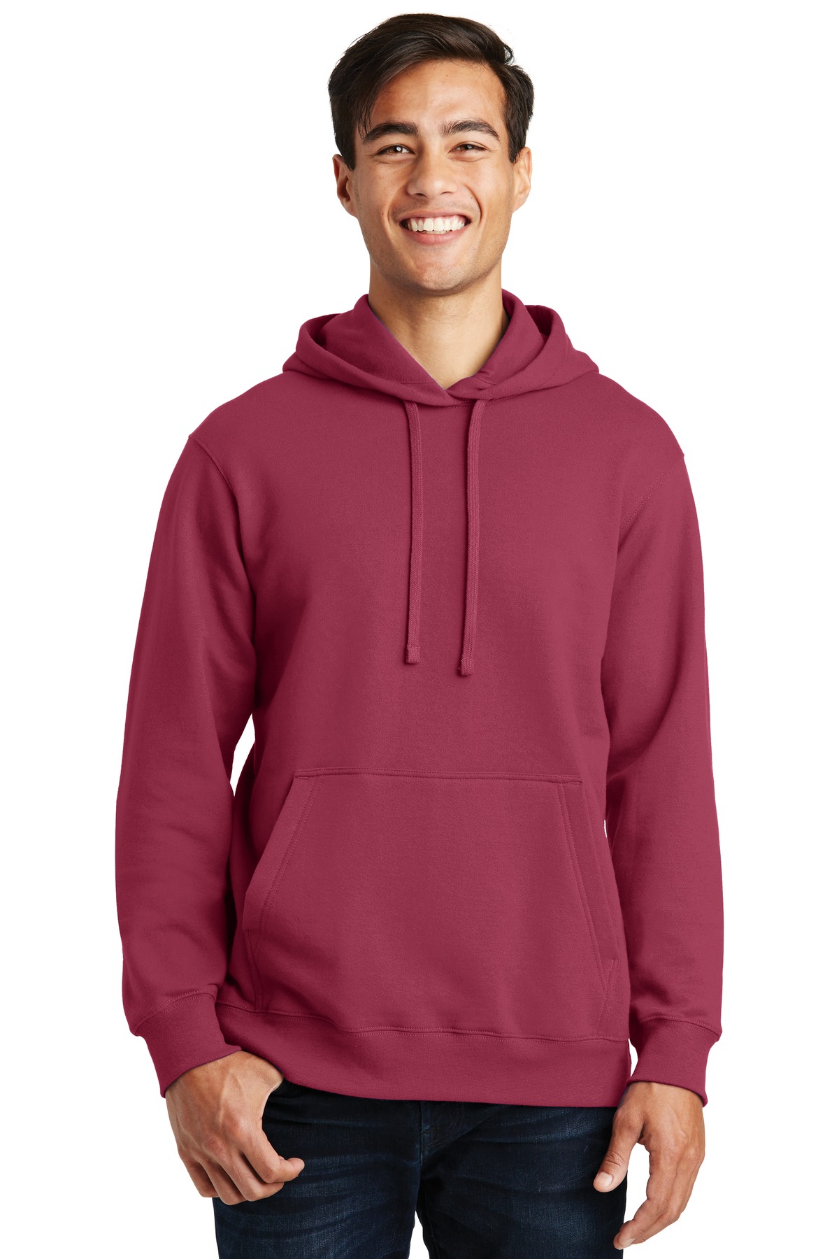 PC850H Port & Company Fan Favorite Fleece Pullover Hooded Sweatshirt.