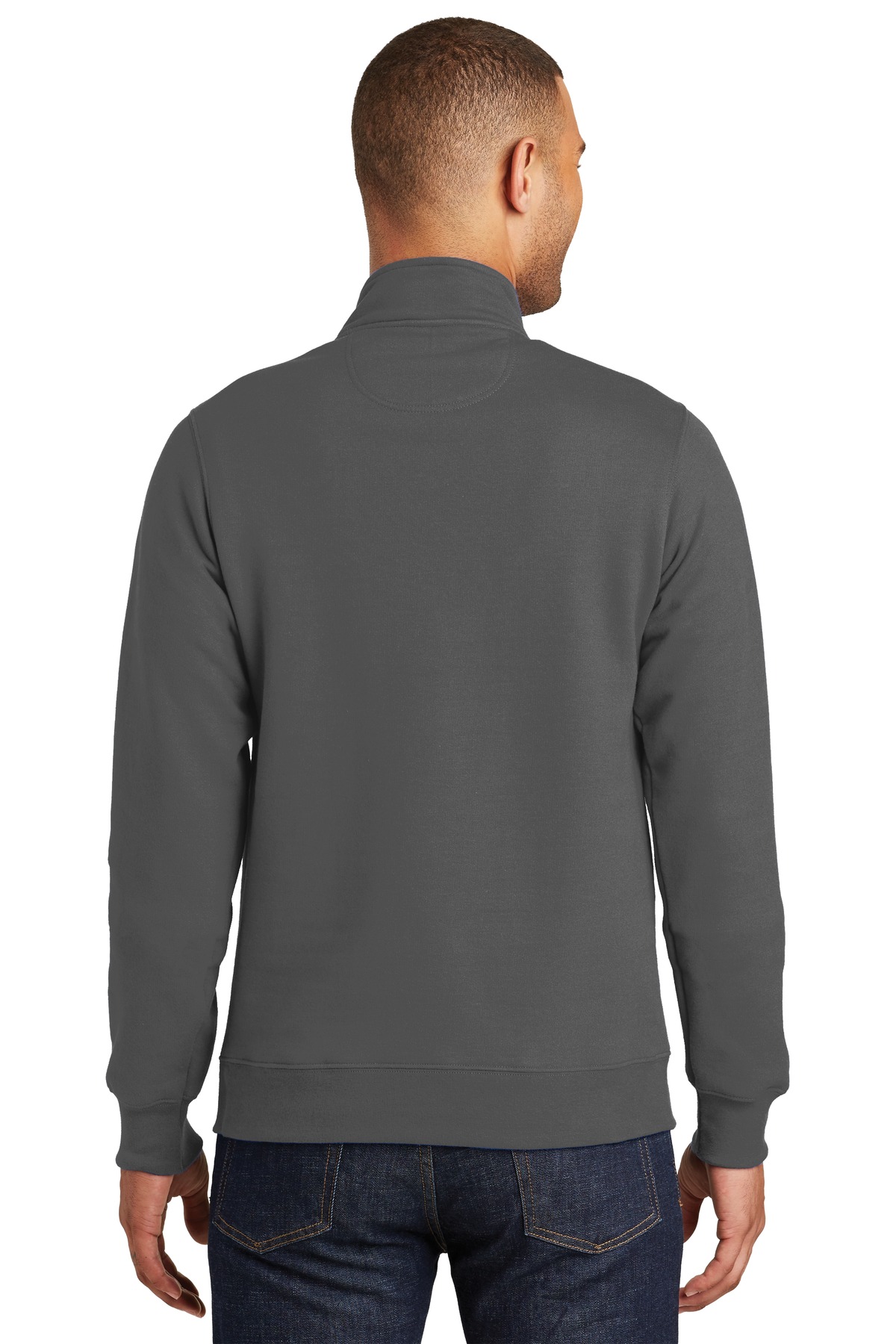 PC850Q Port & Company A Fan Favorite Fleece 1/4-Zip Pullover Sweatshirt. PC850Q Port & Company A Fan Favorite Fleece 1/4-Zip Pullover Sweatshirt. - Back Image