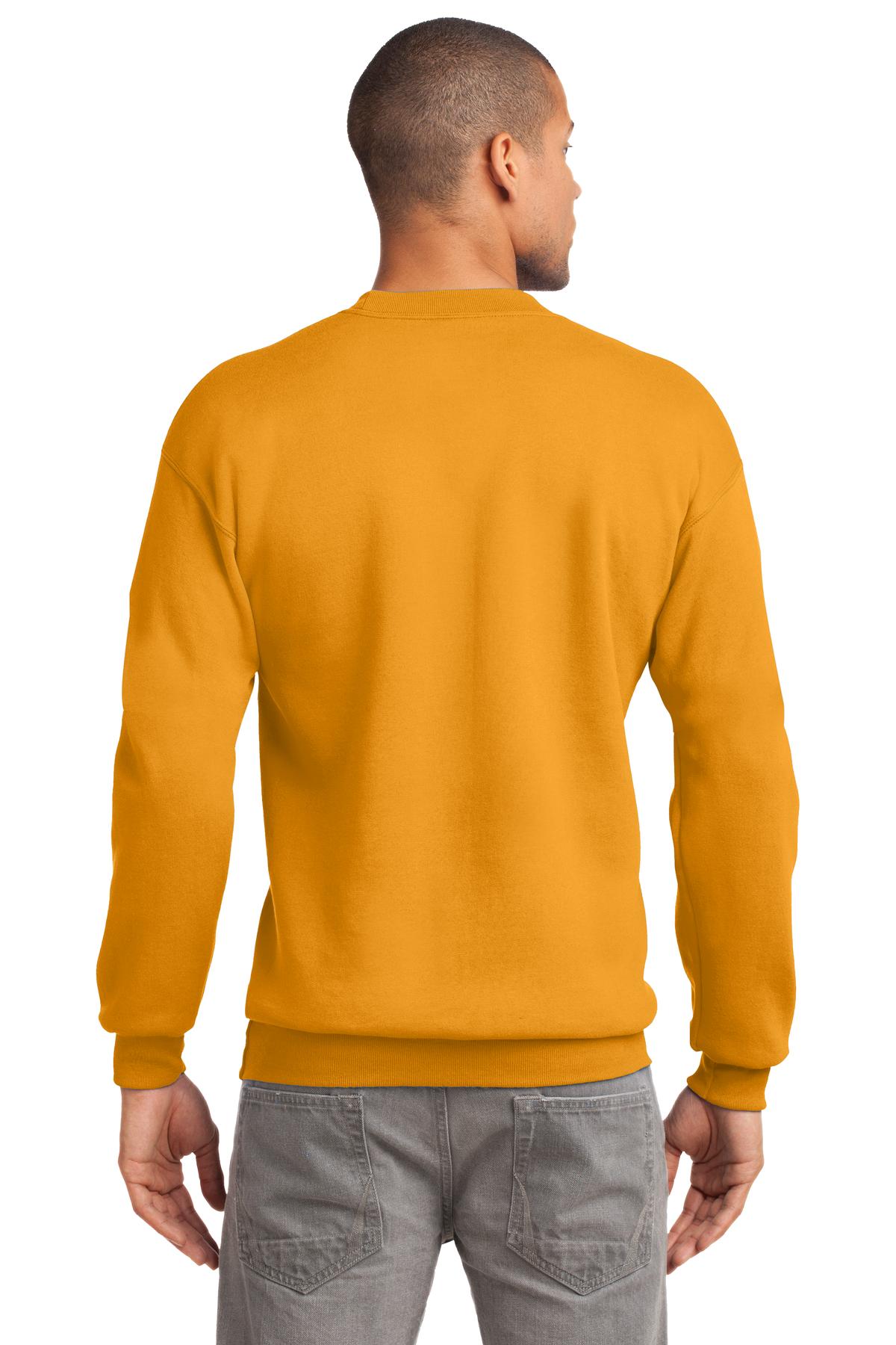 PC90 Port & Company - Essential Fleece Crewneck Sweatshirt. - Back Image