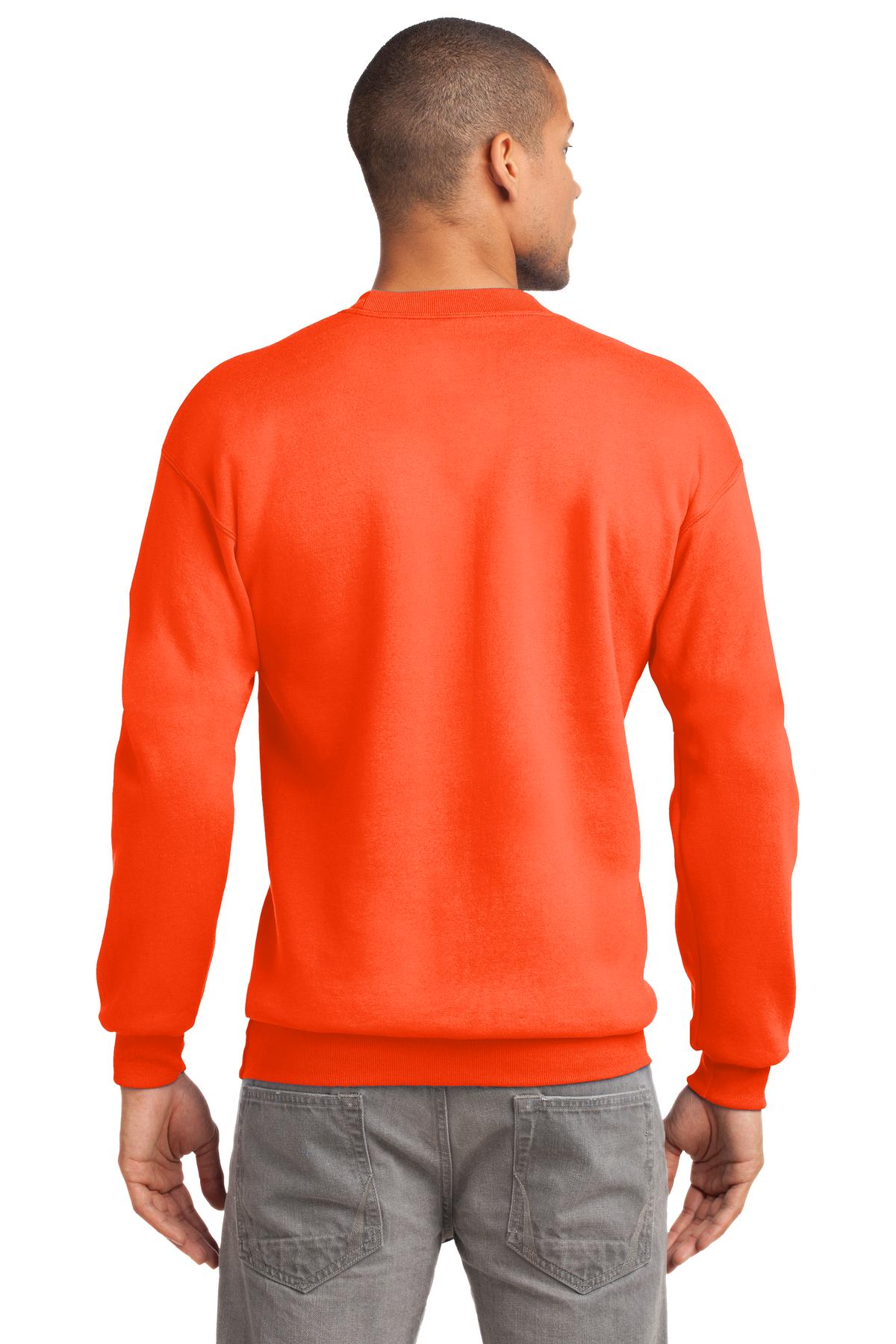 PC90 Port & Company - Essential Fleece Crewneck Sweatshirt. - Back Image