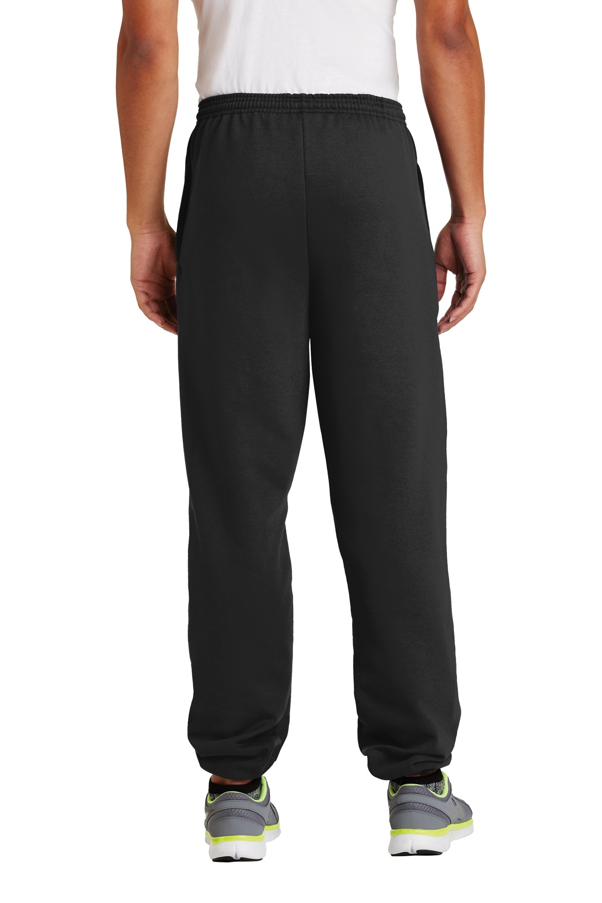 PC90P Port & Company Essential Fleece Sweatpant with Pockets - Back Image