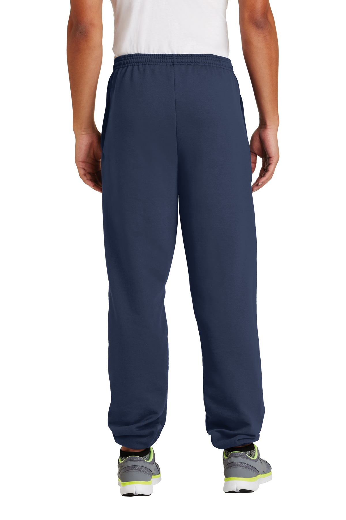 PC90P Port & Company - Essential Fleece Sweatpant with Pockets. - Back Image