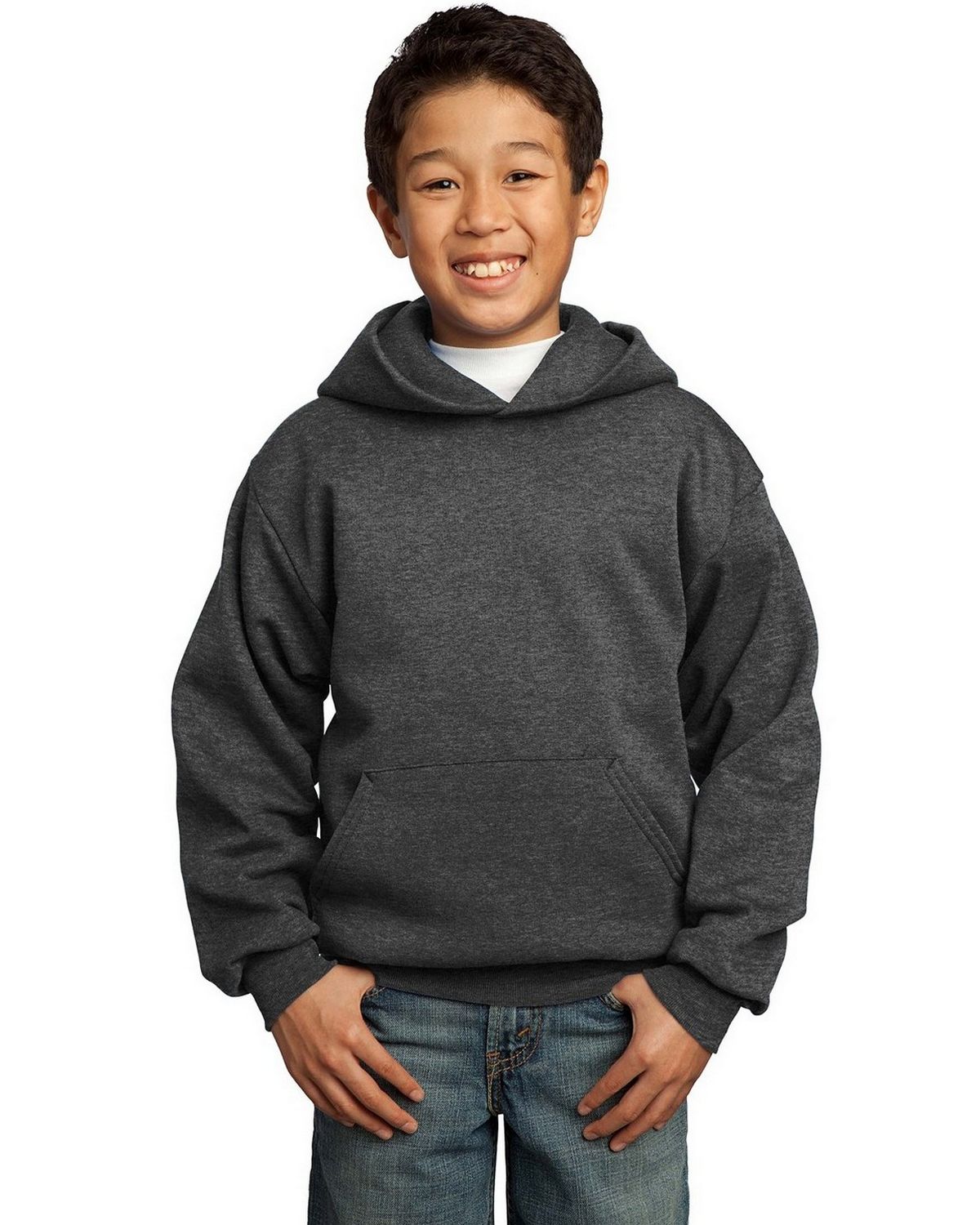 PC90YH Port & Company - Youth Core Fleece Pullover Hooded Sweatshirt. PC90YH Port & Company - Youth Core Fleece Pullover Hooded Sweatshirt.