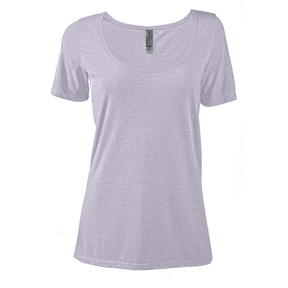 P504T Platinum Ladies Tri-Blend Short Sleeve Scoop Neck Tee P504T Platinum Ladies Tri-Blend Short Sleeve Scoop Neck Tee