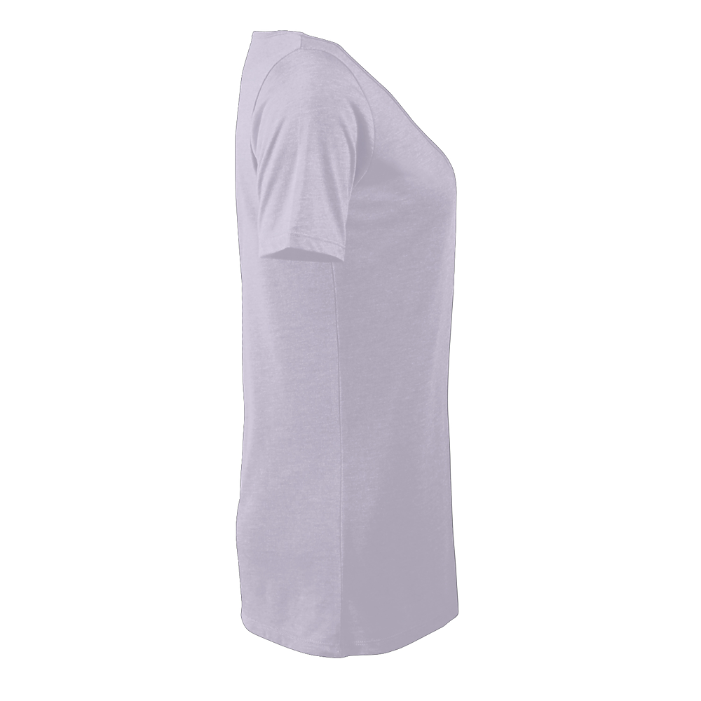 P504T Platinum Ladies Tri-Blend Short Sleeve Scoop Neck Tee - Siide Image