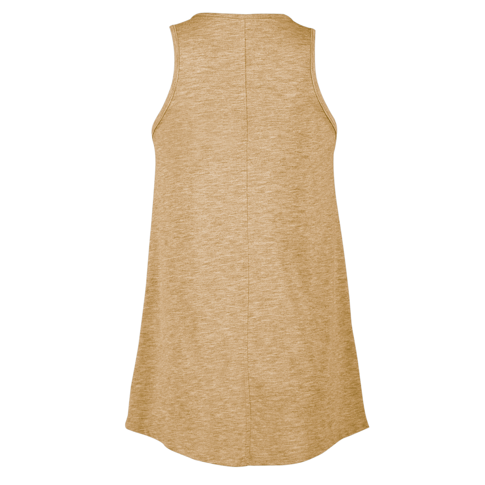 P506T Platinum Ladies Tri-Blend Flowy Tank - Back Image