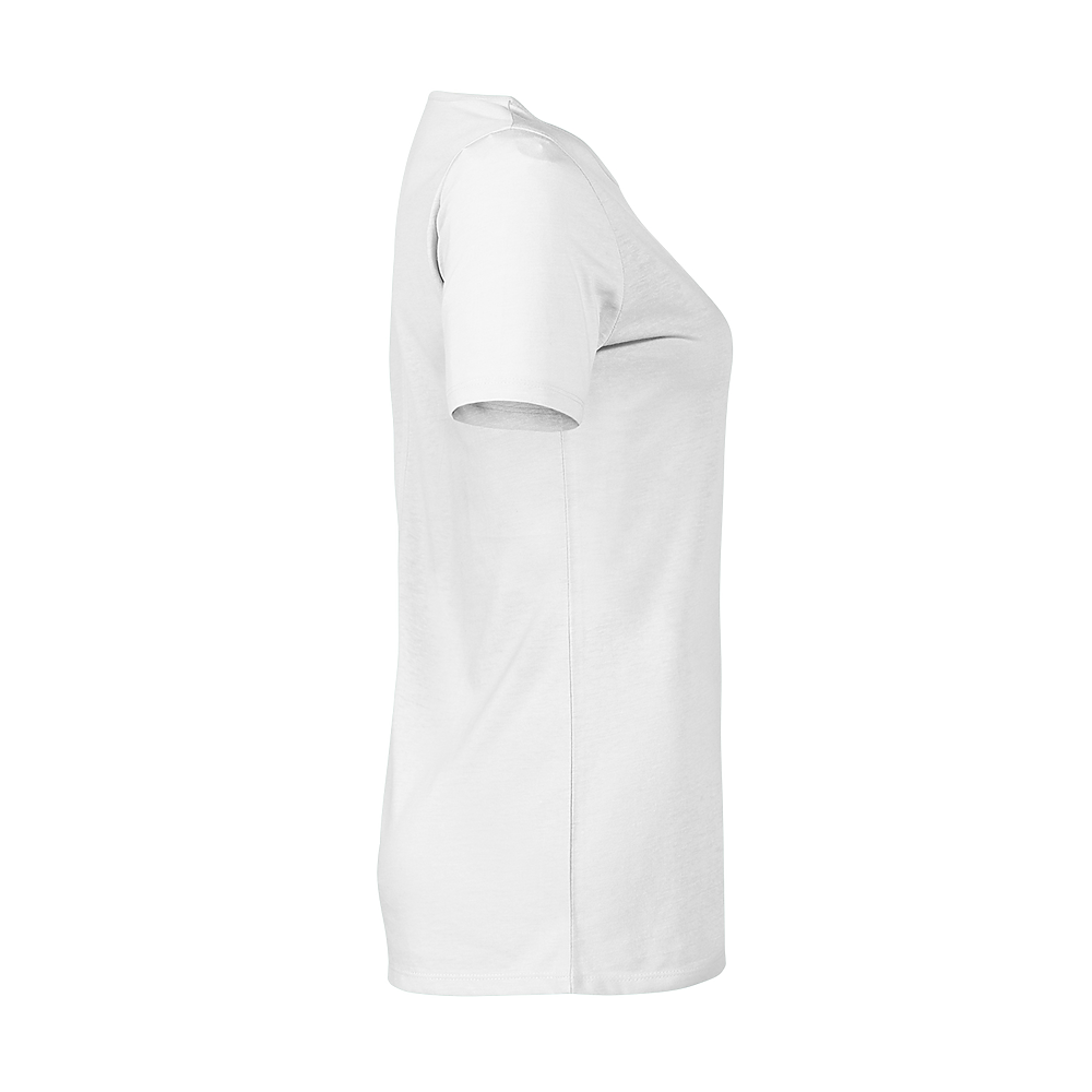 P513C Platinum Ladies CVC Short Sleeve Crew Neck Tee - Siide Image