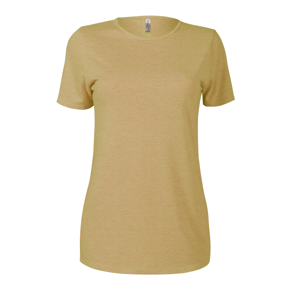 P513T Platinum Ladies Tri-Blend Short Sleeve Crew Neck Tee Zoom Image