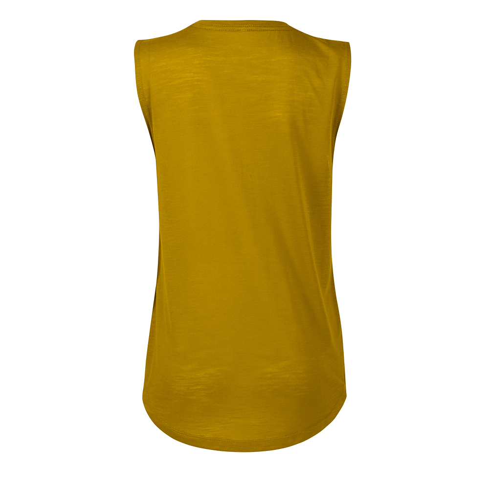 P515S Platinum Ladies Slub Sleeveless Crew Neck Tee - Back Image