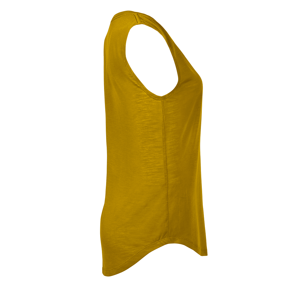 P515S Platinum Ladies Slub Sleeveless Crew Neck Tee - Siide Image